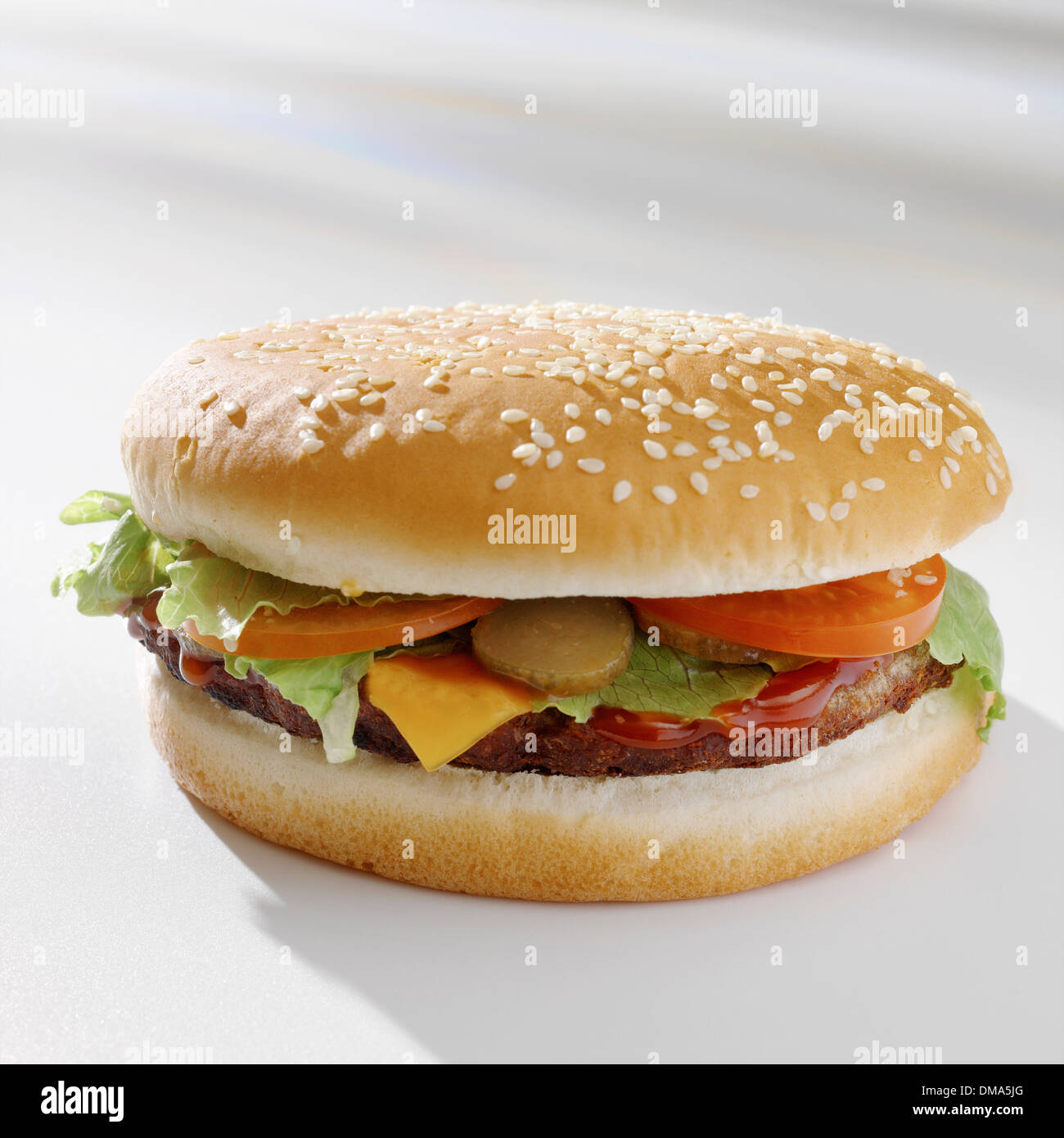 Cheeseburger Stock Photo