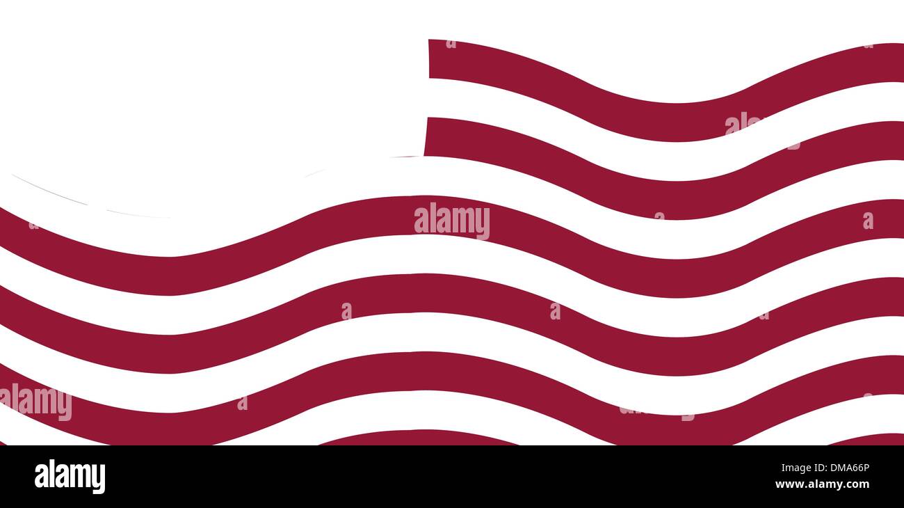 american flag vector Stock Vector