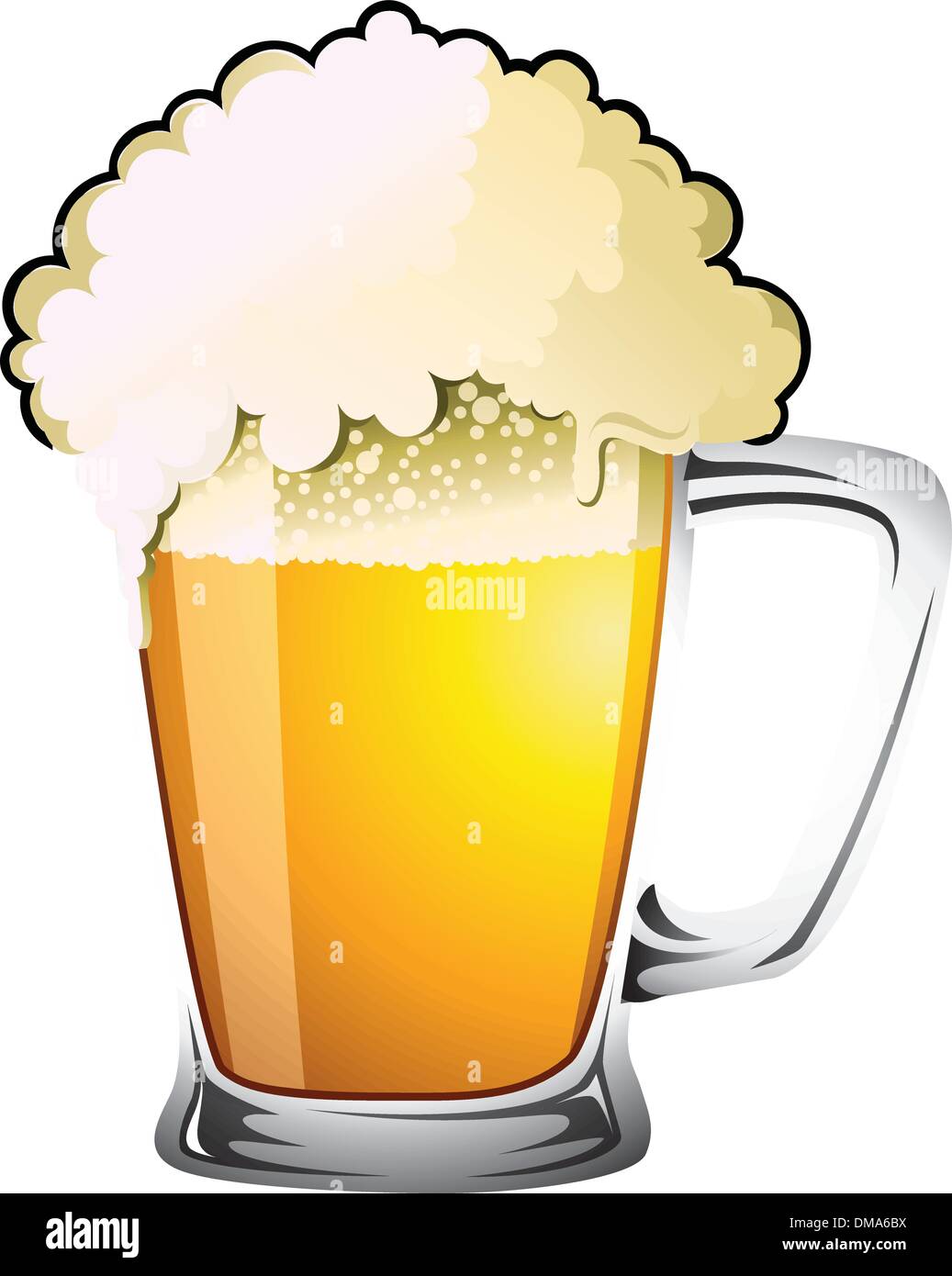 Draught Beer Stock Vector