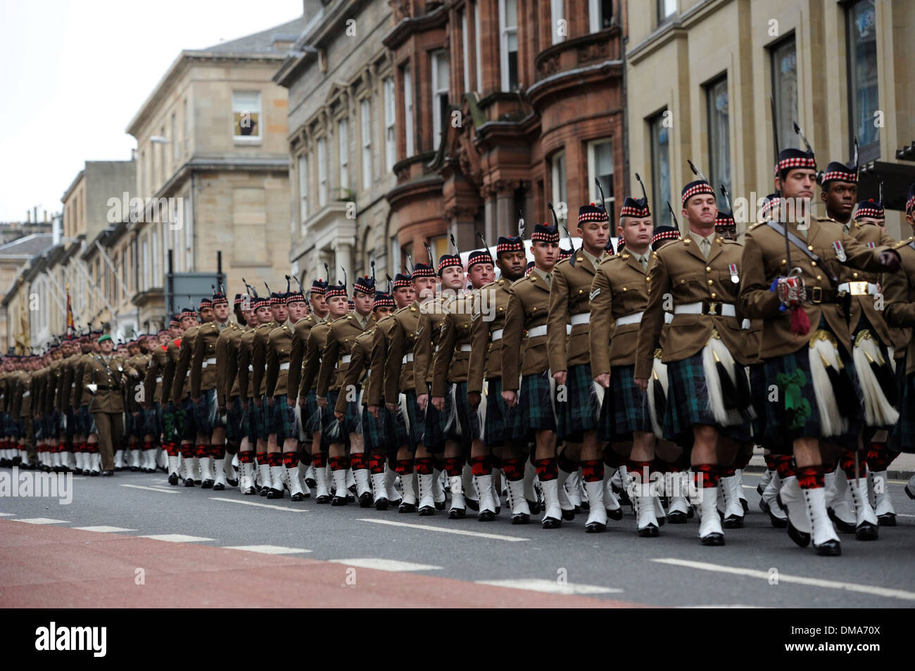2nd Battalion The Royal Regiment of Scotland (2 SCOTS) mark their ...