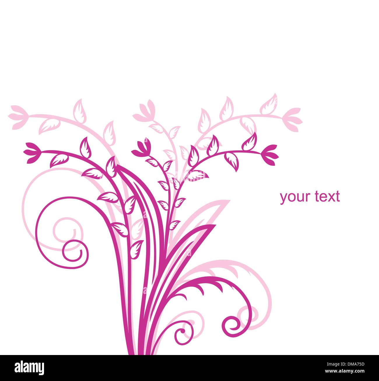 Abstract flowers background Stock Vector Image & Art - Alamy