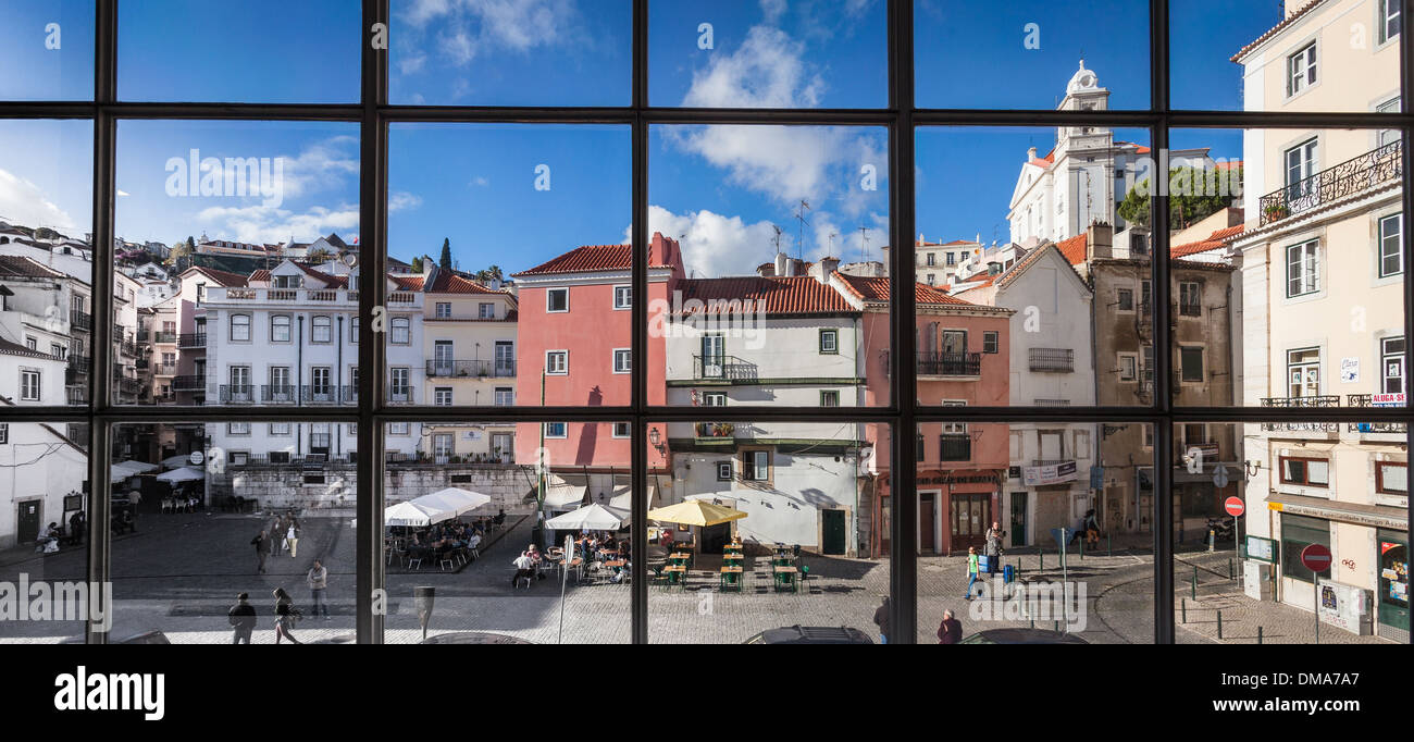 Lisbon (Portugal): View from the Fado museum Stock Photo