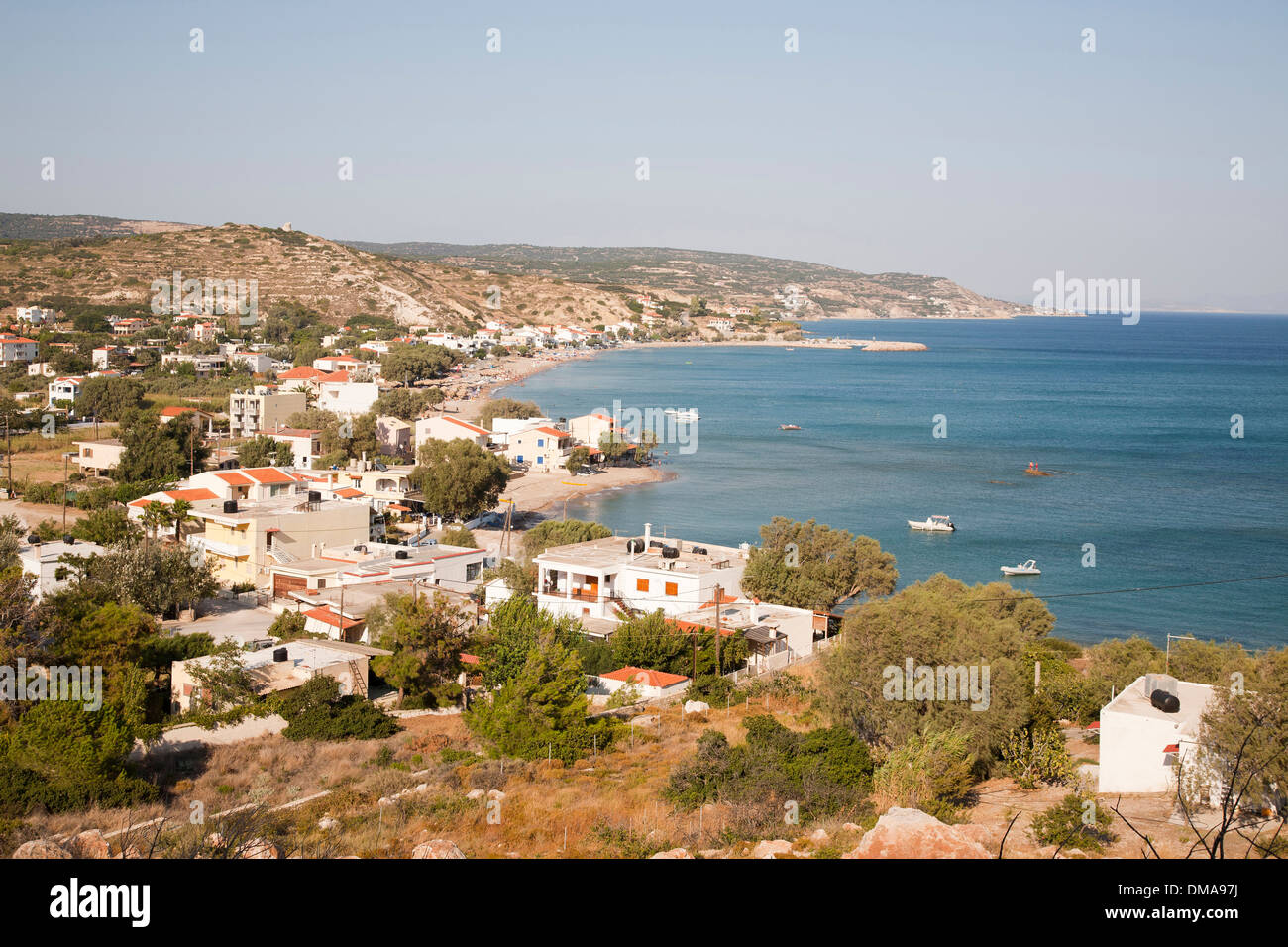 komi village, island of chios, north east aegean sea, greece, europe Stock Photo