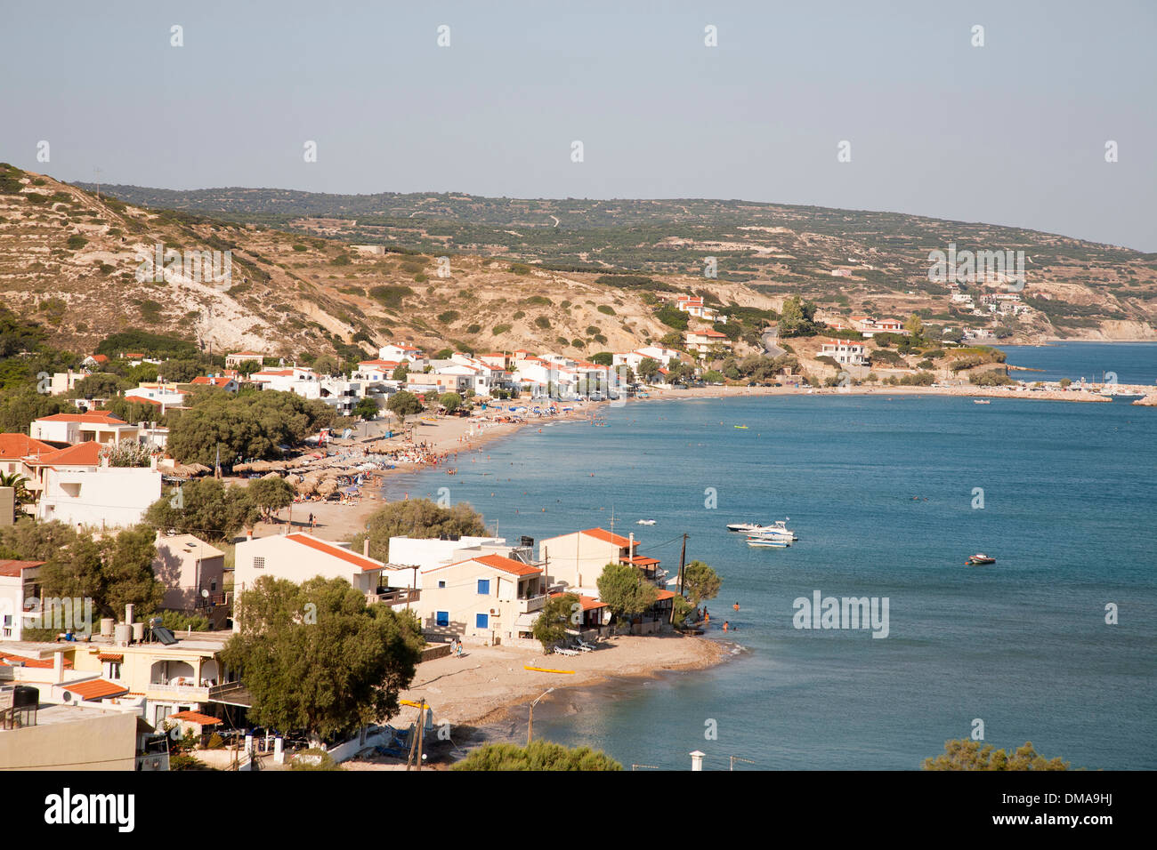 komi village, island of chios, north east aegean sea, greece, europe Stock Photo