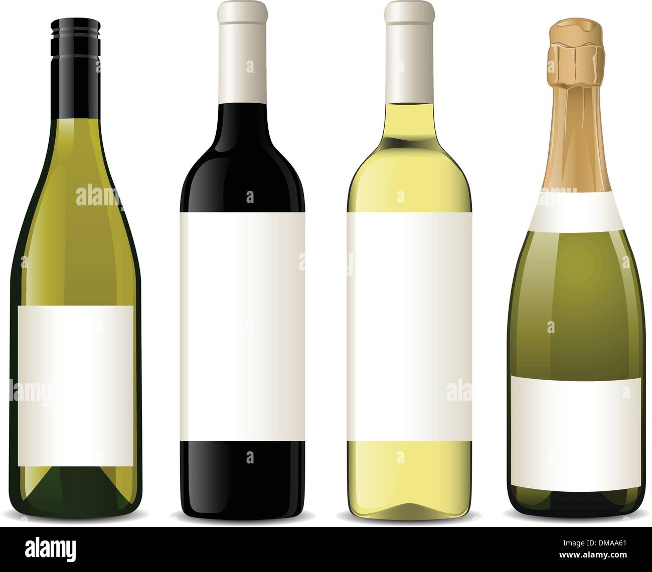 Vector wine bottles Stock Vector Image & Art - Alamy
