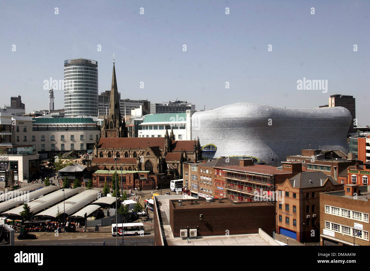The Birmingham city centre skyline. Stock Photo