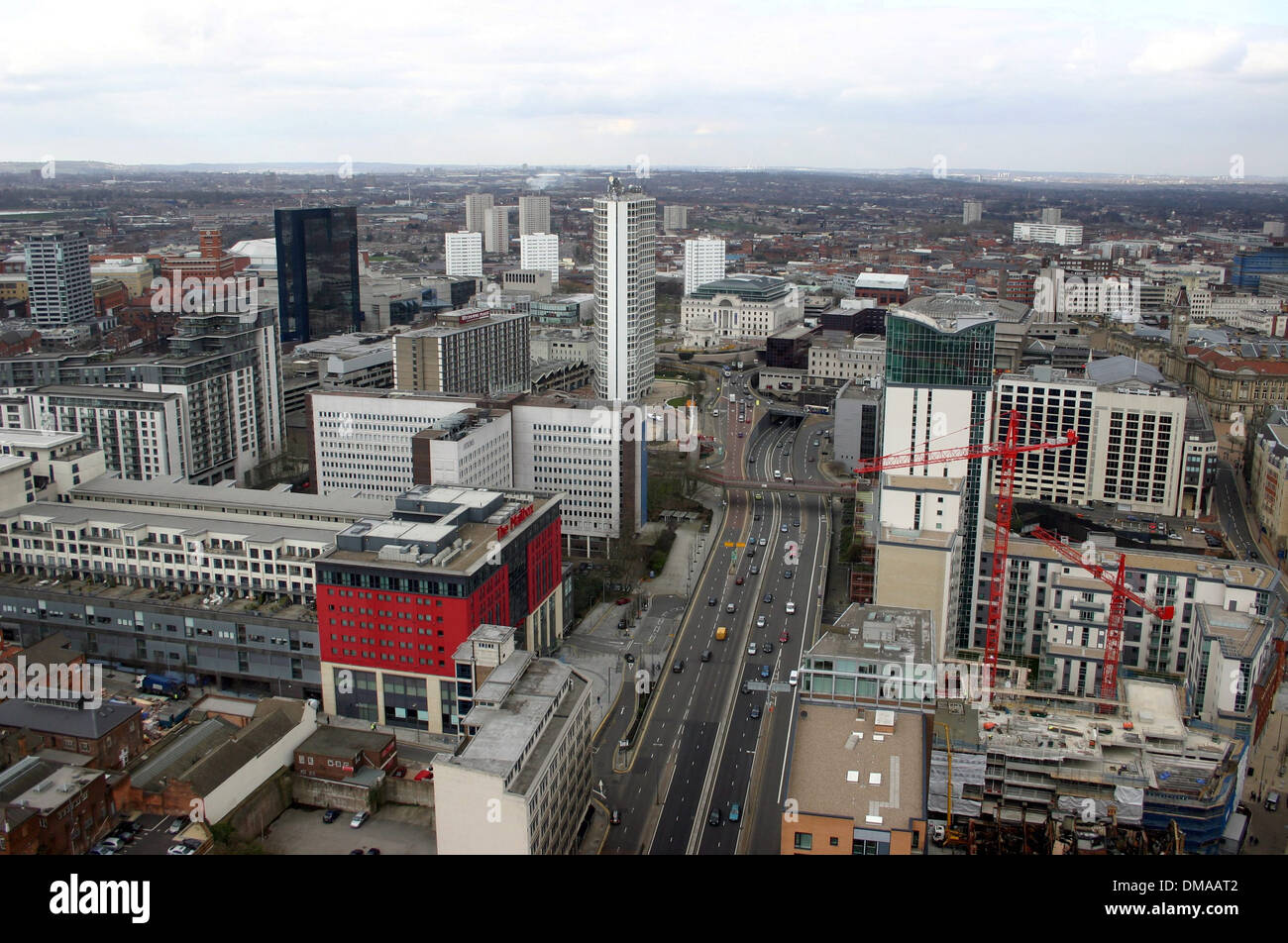 The Birmingham city centre skyline Stock Photo Alamy