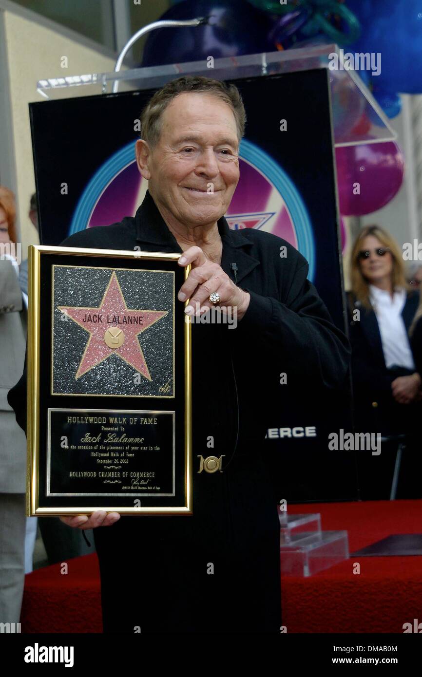 Jack lalanne hollywood walk of fame hi-res stock photography and images ...