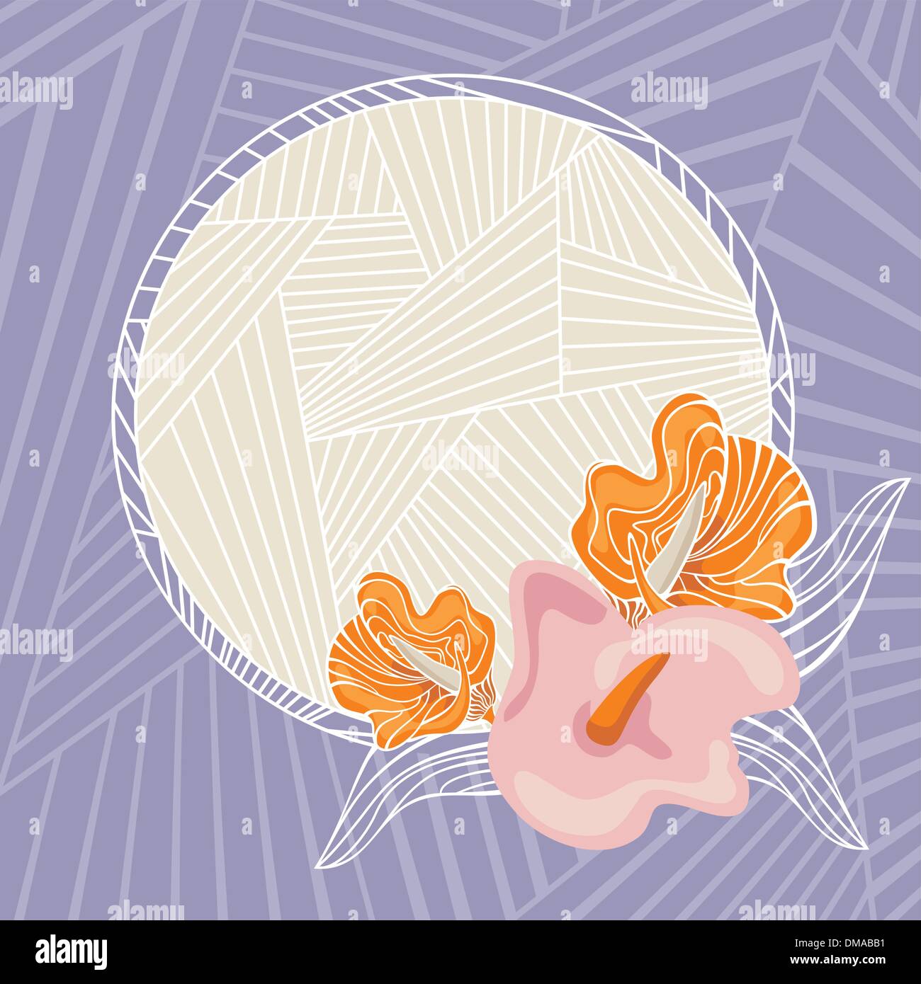 floral frame vector illustration Stock Vector Image & Art - Alamy