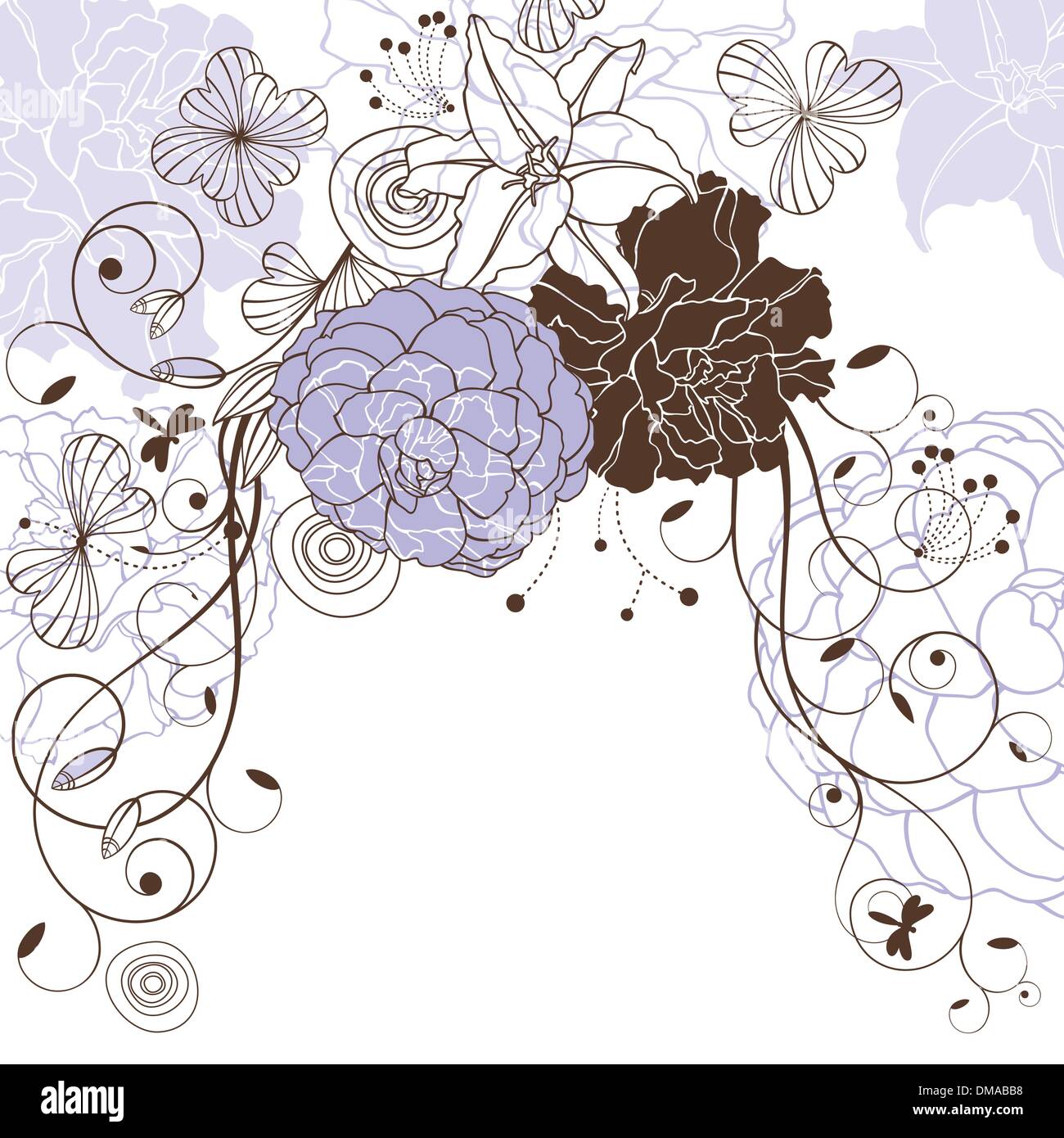 lovely floral background Stock Vector Image & Art - Alamy