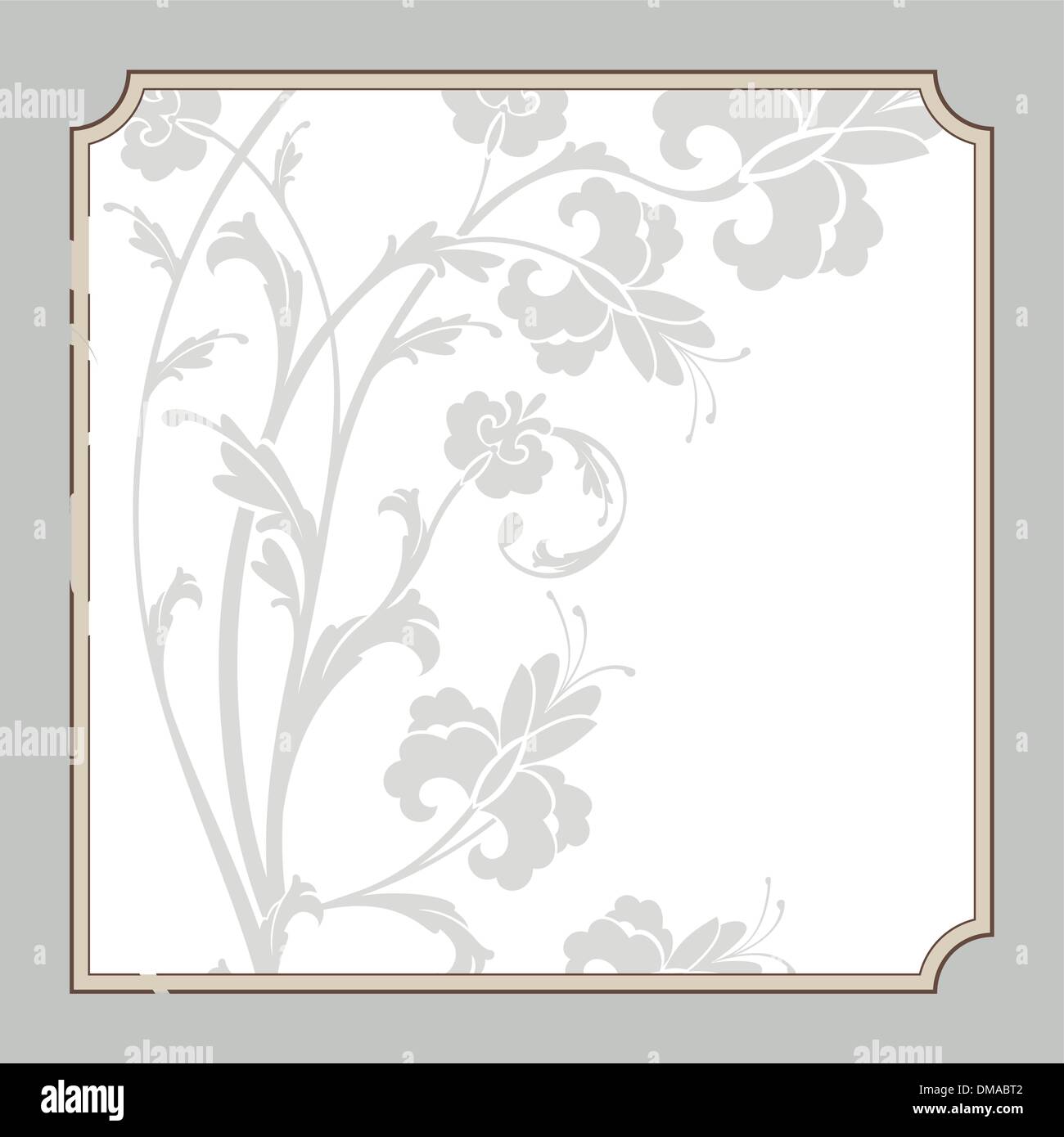 vector floral frame Stock Vector Image & Art - Alamy