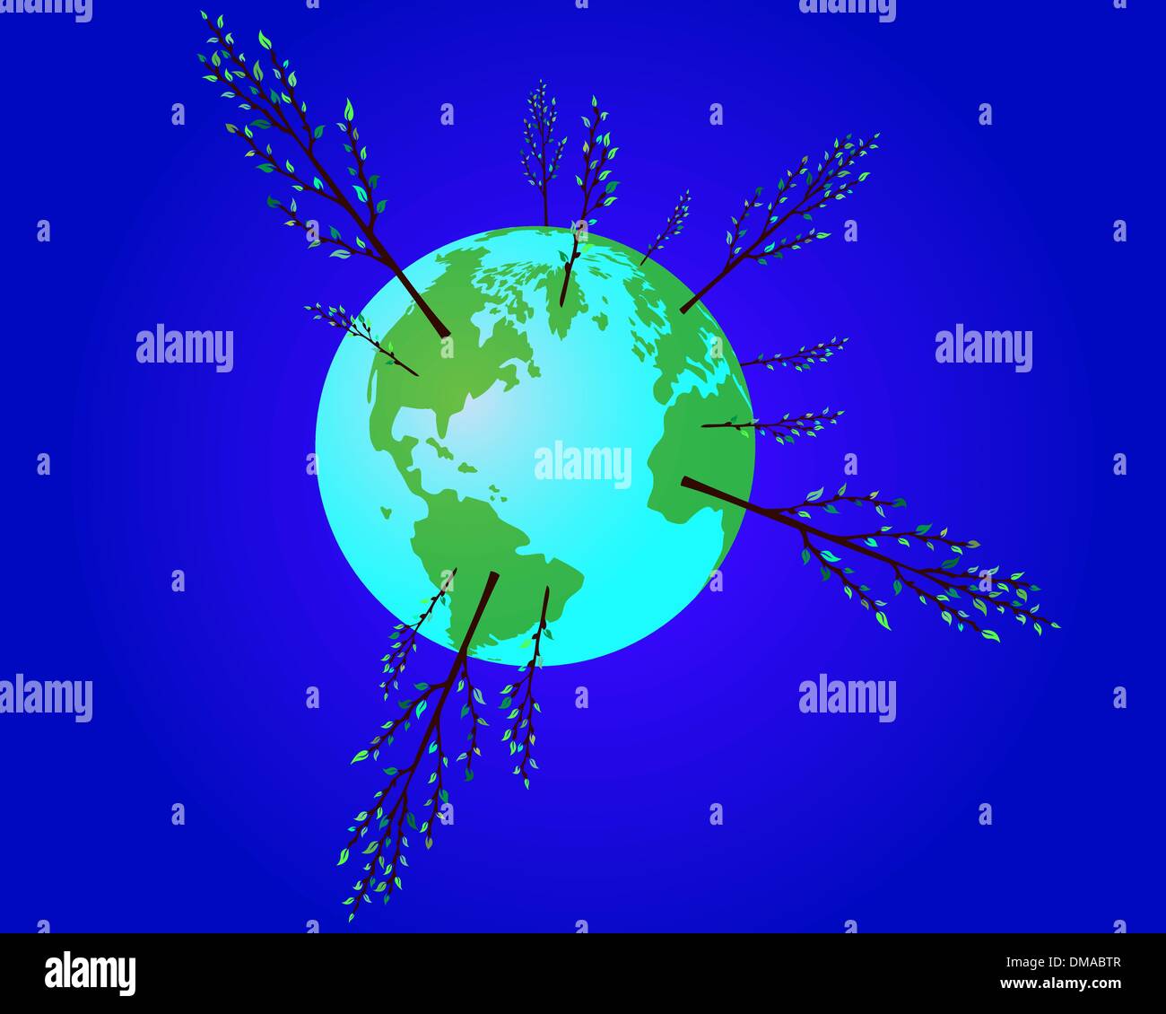 ecological globe Stock Vector