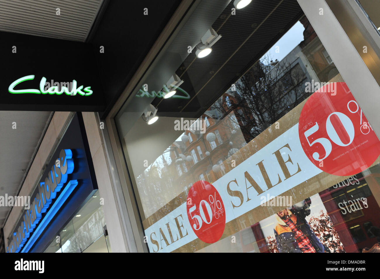 Clarks shoe shop signs hi-res stock photography and images - Alamy