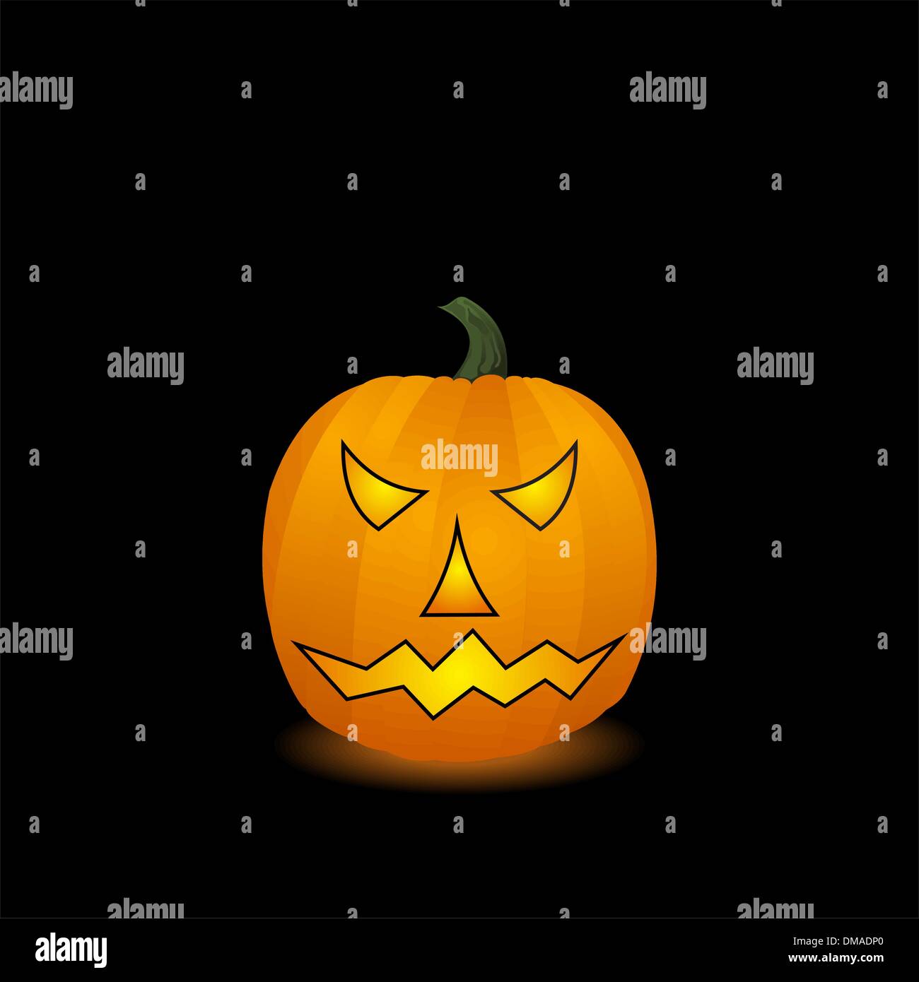 Halloween pumpkin. Vector Stock Vector Image & Art - Alamy