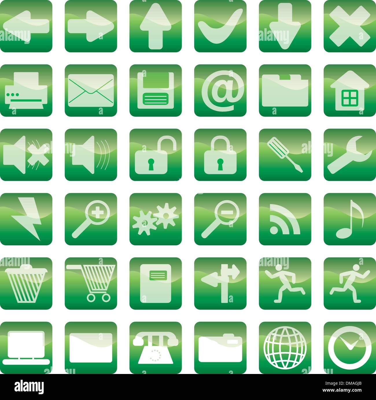 set of internet icons Stock Vector Image & Art - Alamy