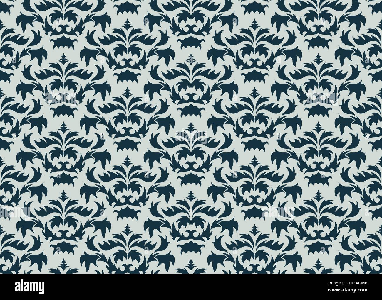 seamless damask pattern Stock Vector Image & Art - Alamy