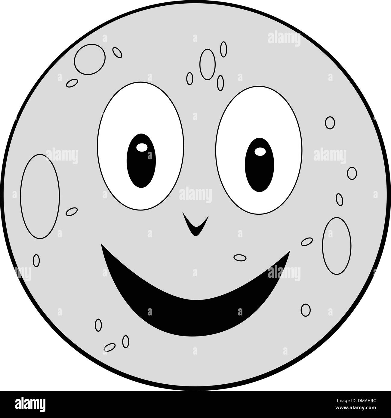 Cartoon moon hi-res stock photography and images - Alamy