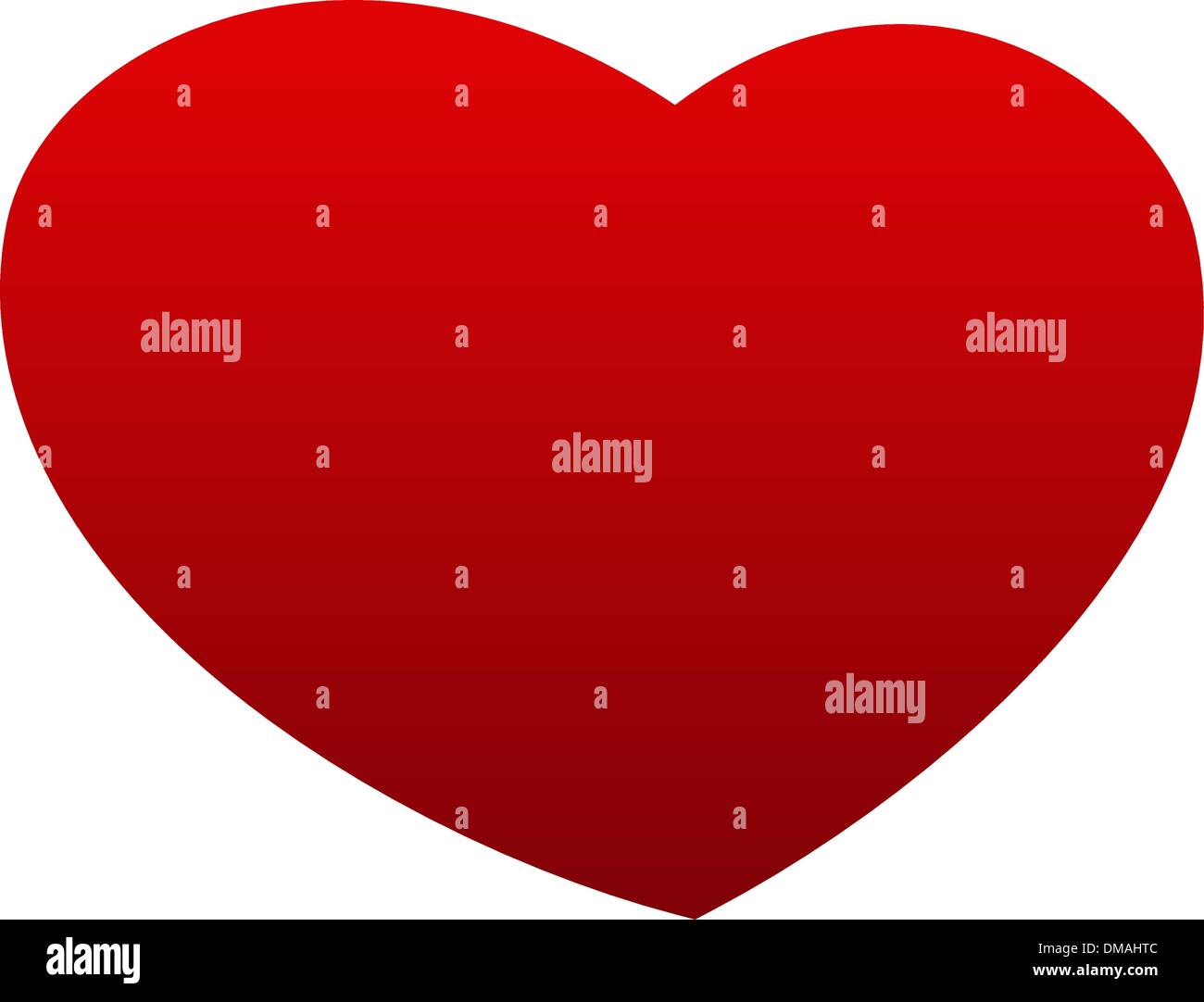 Glossy red heart. EPS 8 Stock Vector Image & Art - Alamy