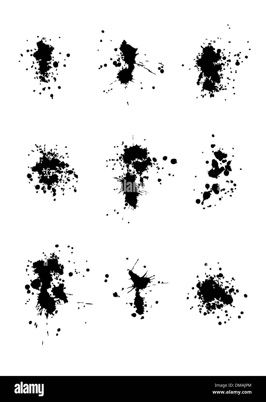 ink and paint artistic spots Stock Vector Image & Art Alamy