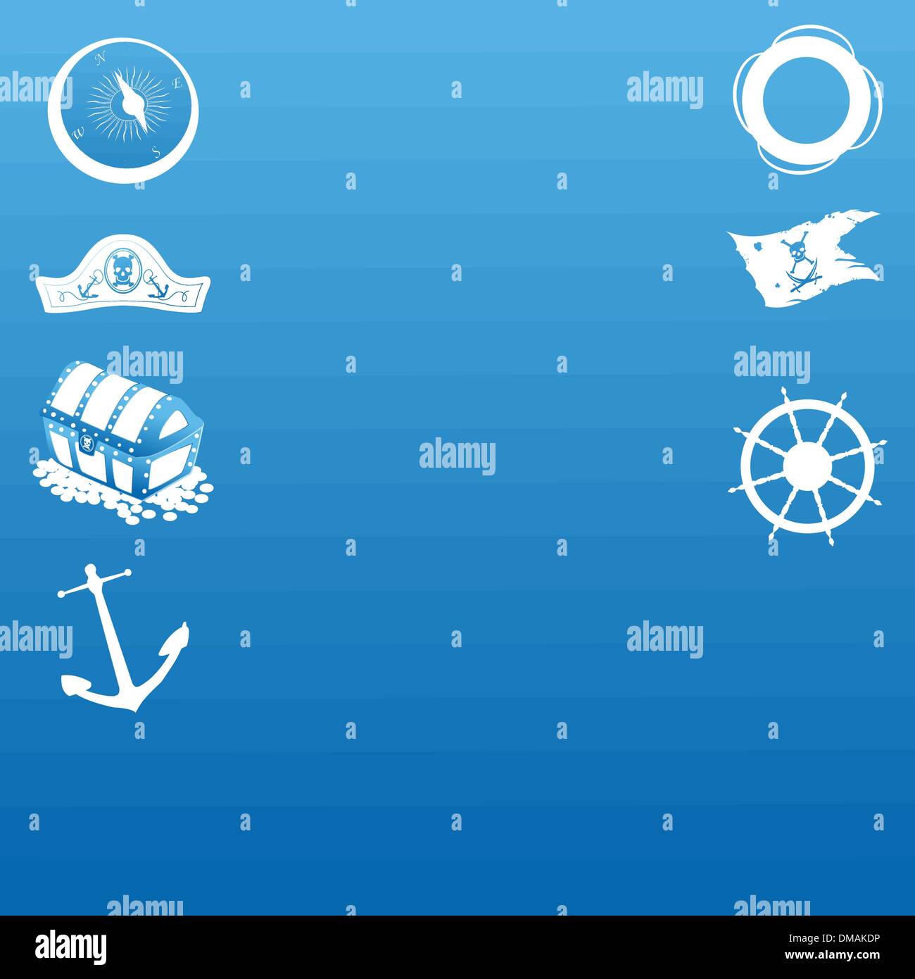 Sailing symbols Stock Vector