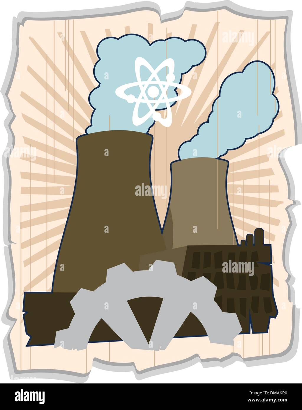atomic energy Stock Vector