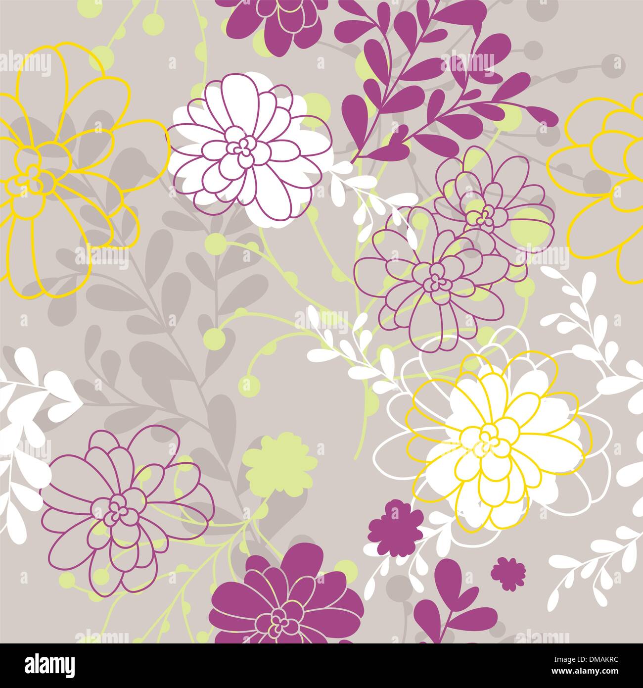 seamless floral background Stock Vector Image & Art - Alamy