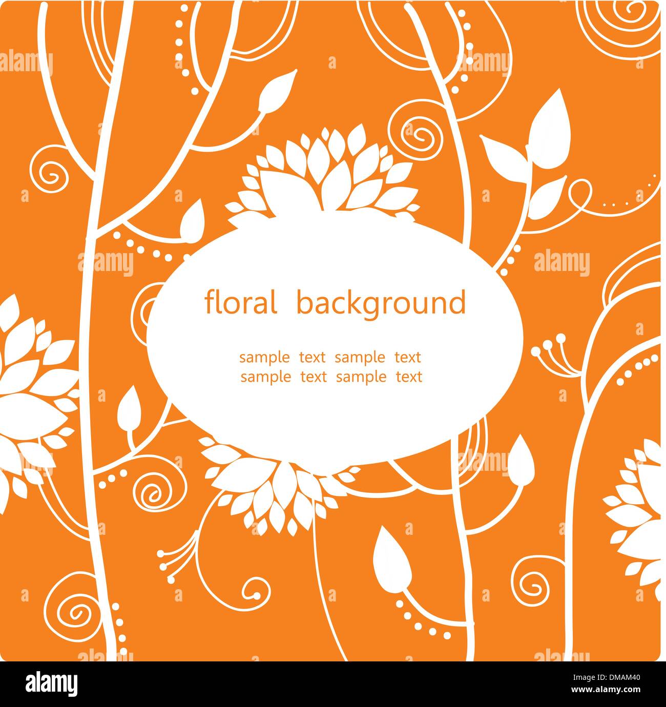 floral background Stock Vector