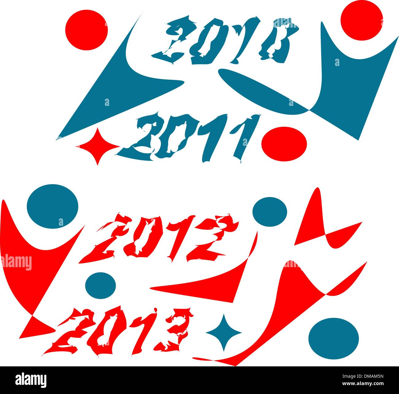 vector 2011 new year and the years ahead Stock Vector Image & Art - Alamy