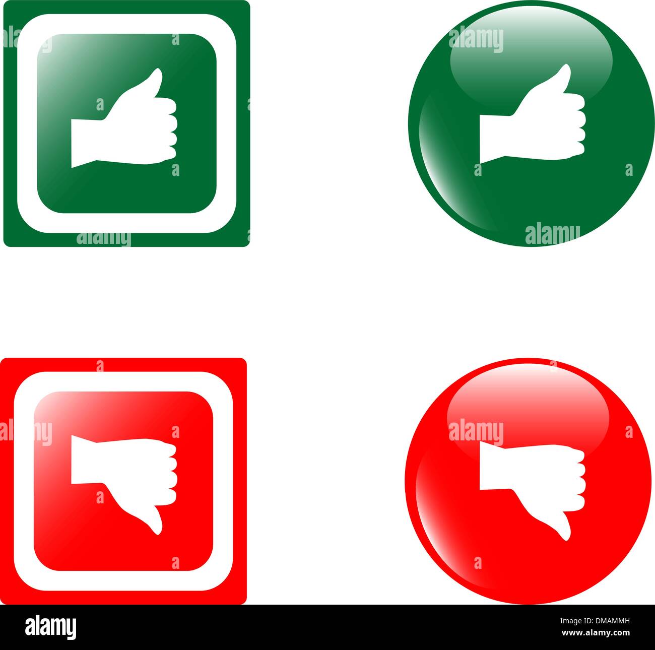 UP DOWN glossy buttons. vector Stock Vector Image & Art - Alamy