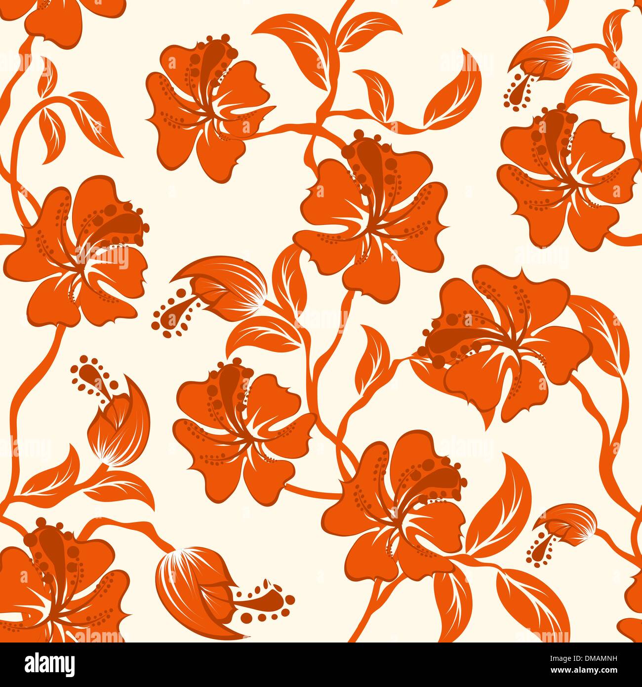 seamless floral pattern Stock Vector Image & Art - Alamy