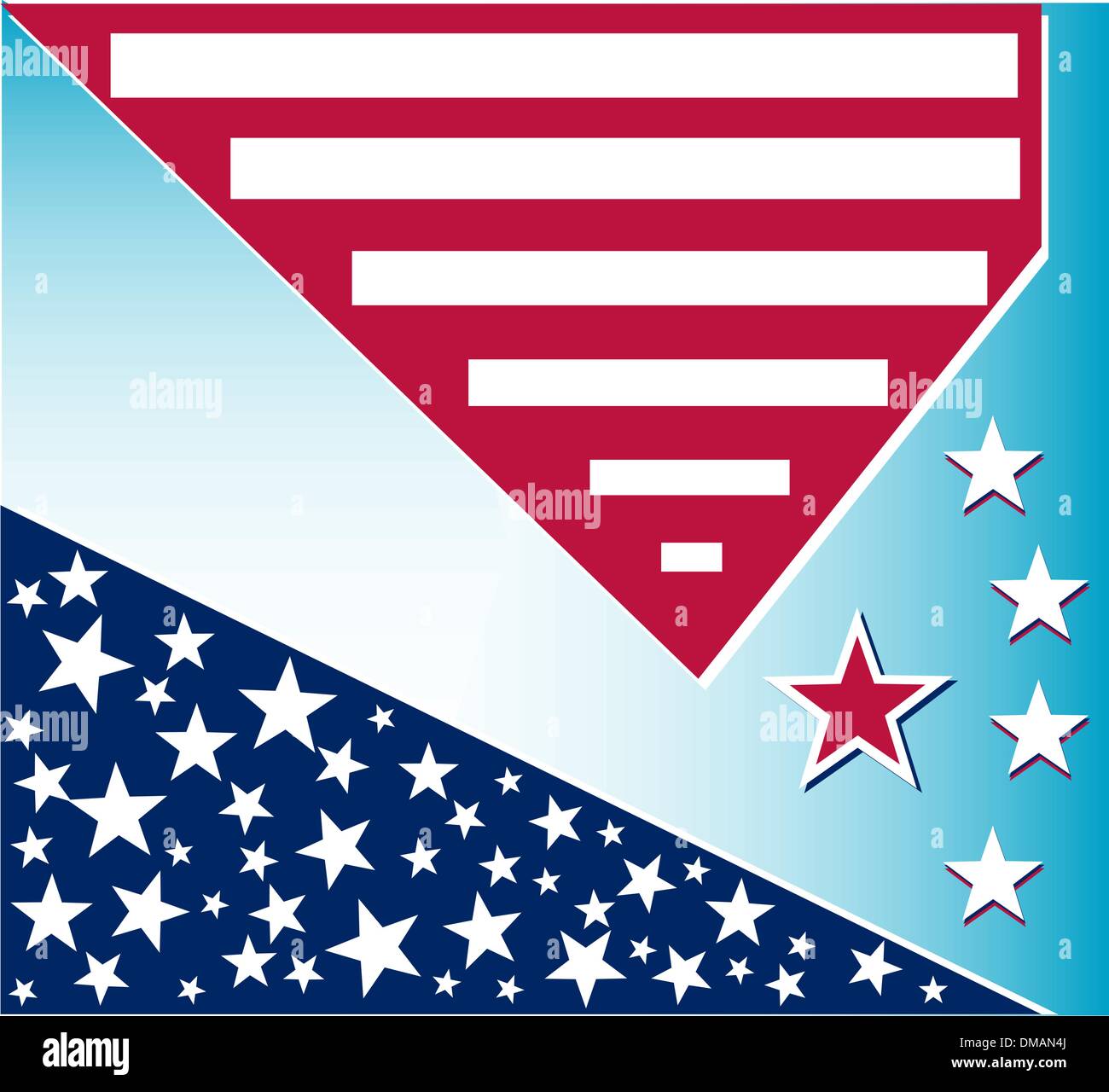US american flag themed card or background Stock Vector Image & Art - Alamy