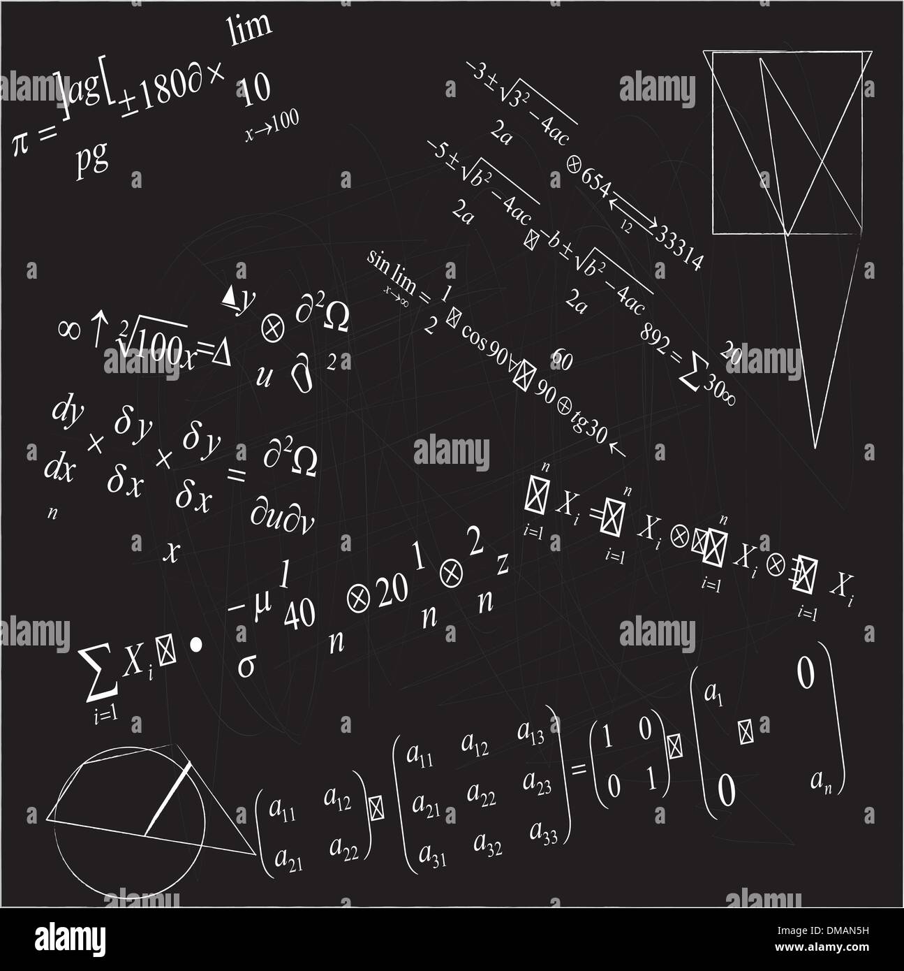 High school algebra Stock Vector Images - Alamy