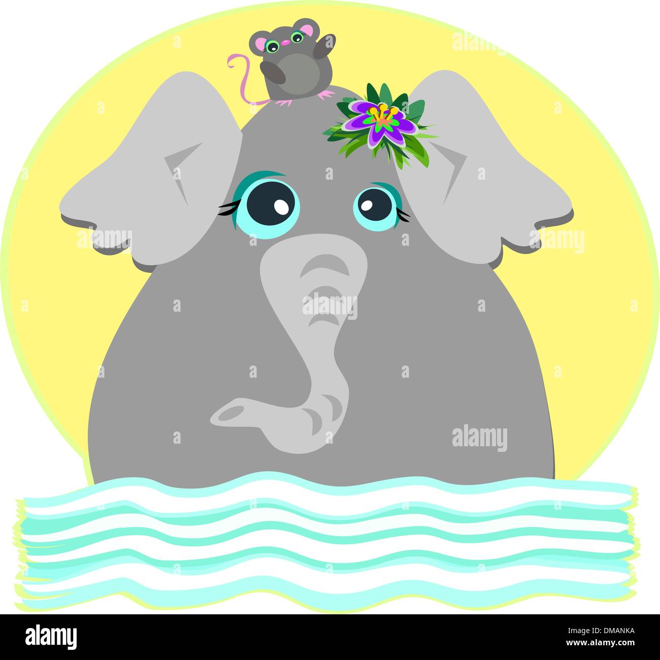 Elephant and Mouse are Friends Stock Vector Image & Art - Alamy