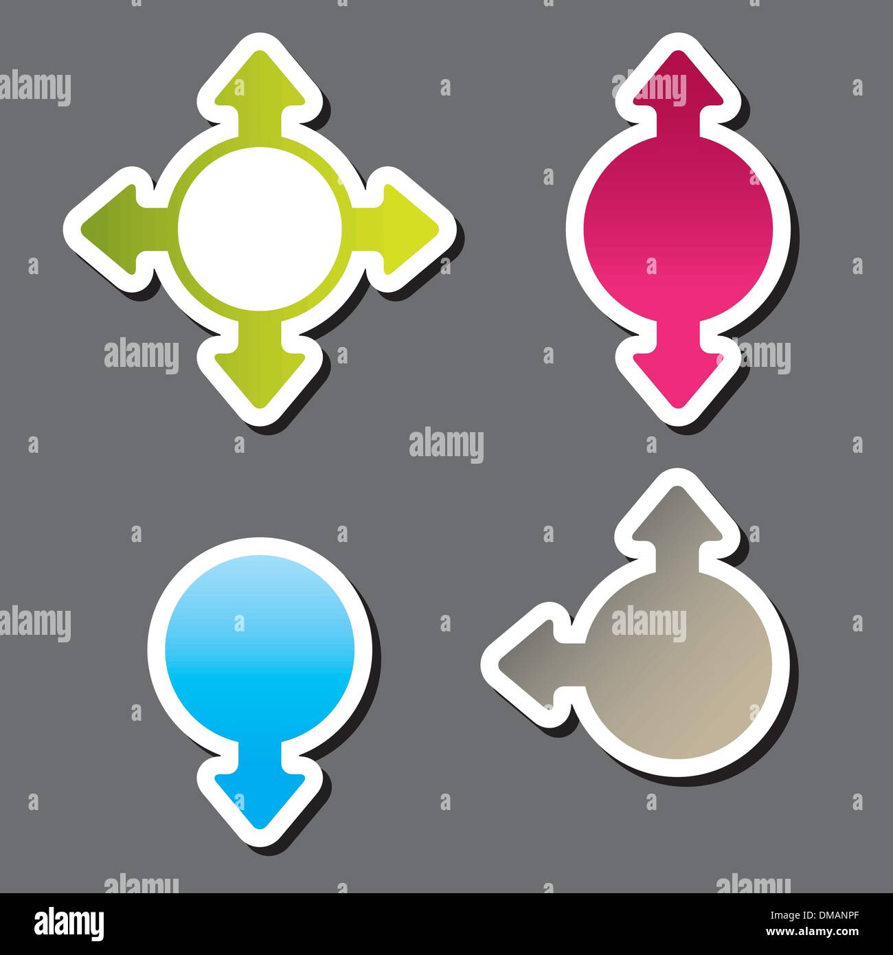 colorful vector sticker . Vector illustration Stock Vector Image & Art ...
