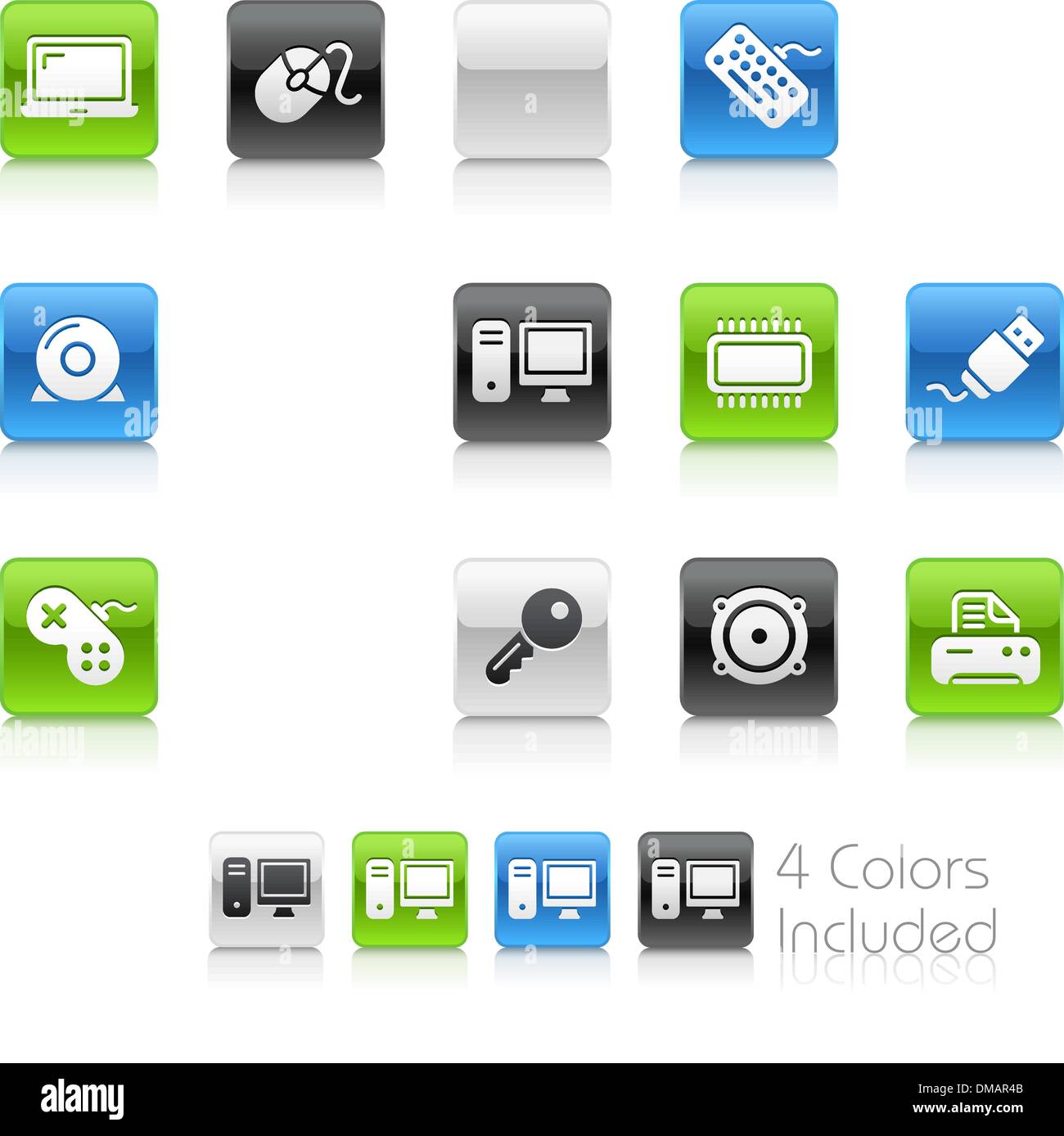 Computer & Devices // Clean Series Stock Vector