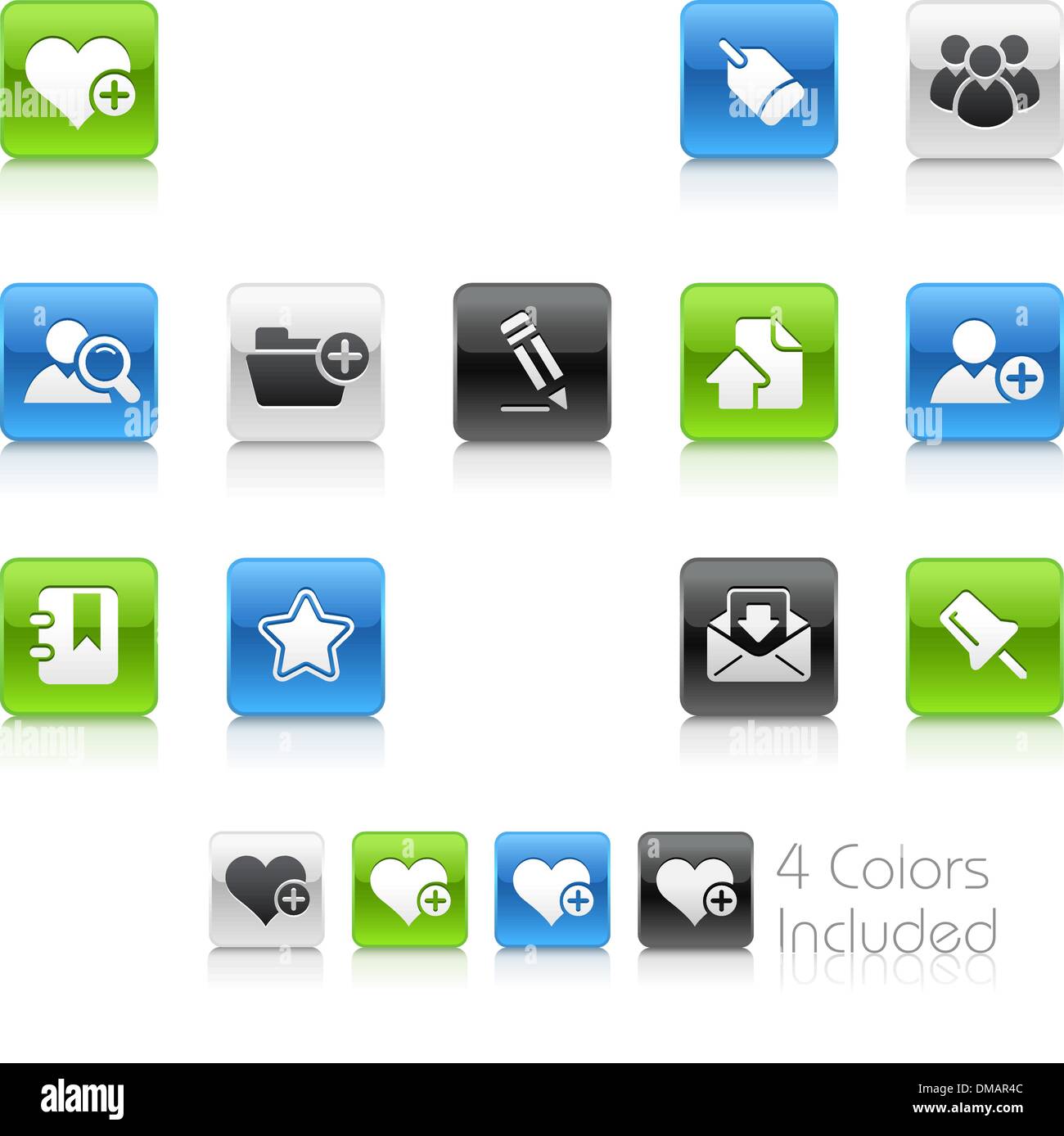 Internet & Blog // Clean Series Stock Vector