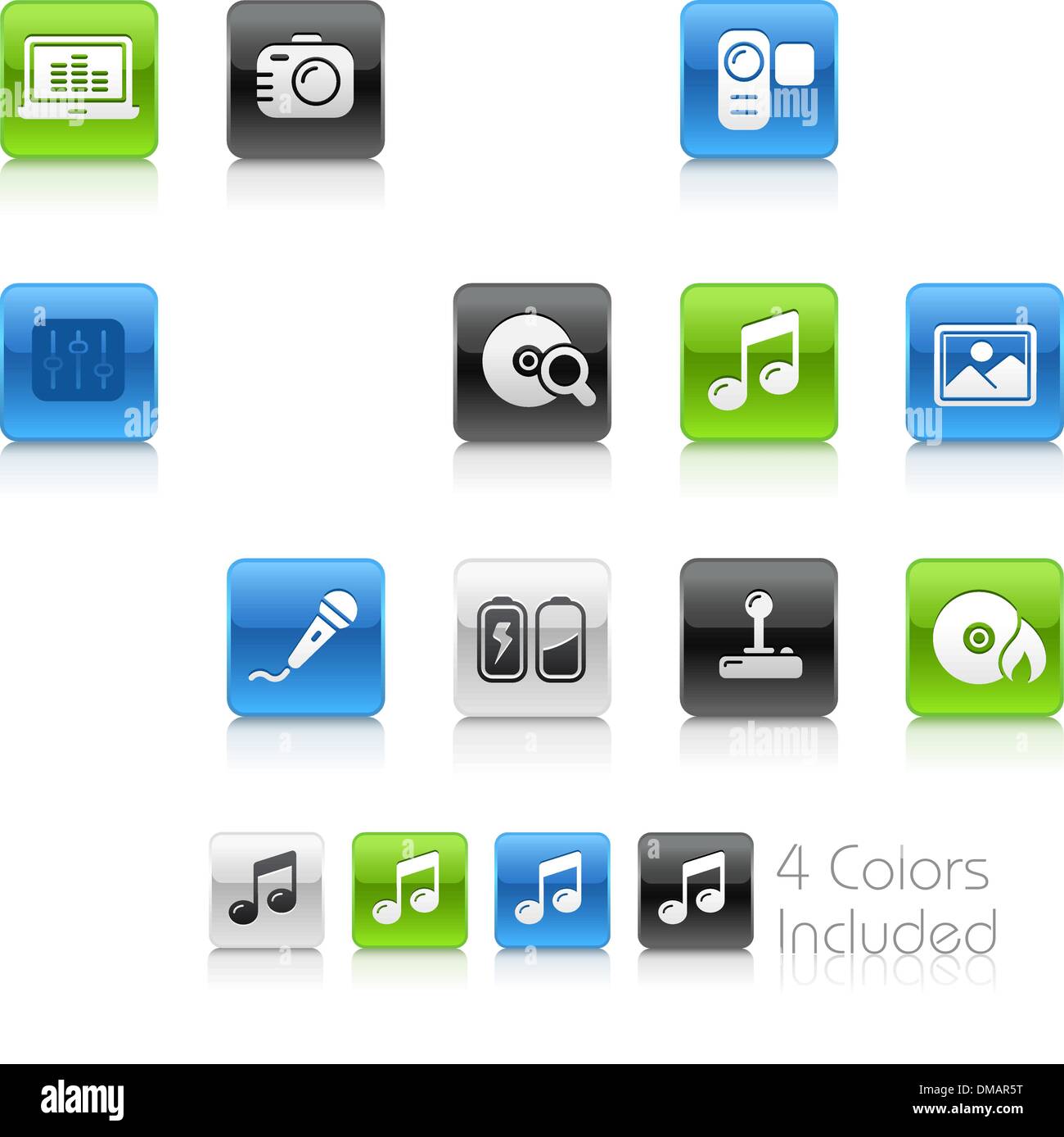 Media & Entertainment // Clean Series Stock Vector
