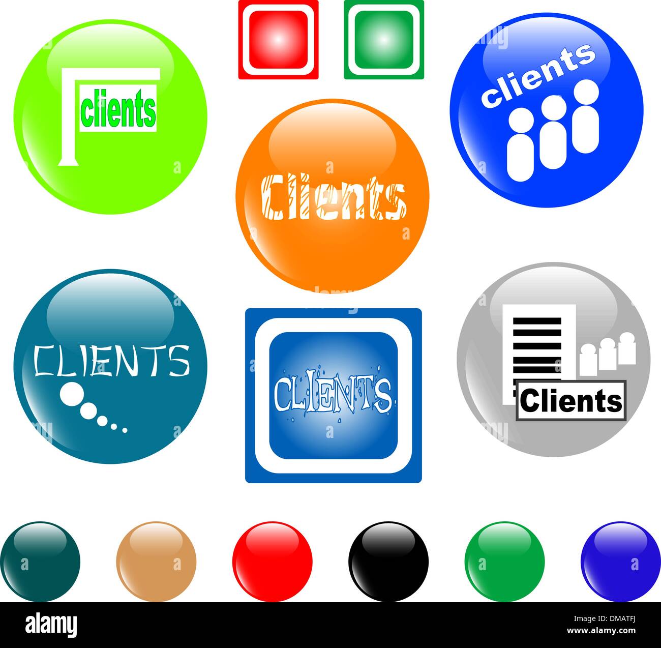 Find clients Stock Vector Images - Alamy