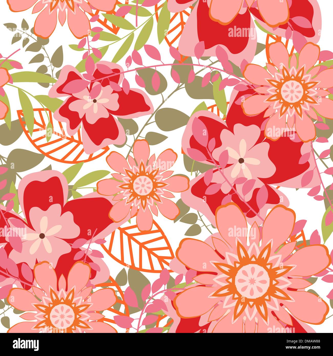 seamless floral background Stock Vector Image & Art - Alamy