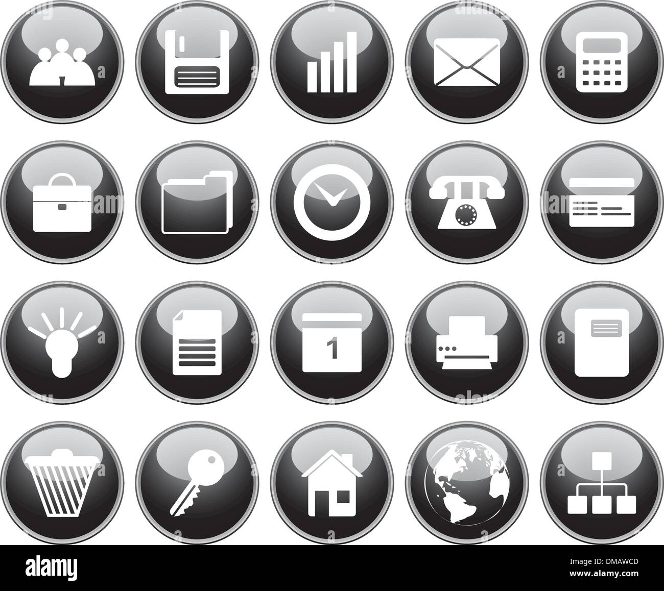 Office key card Stock Vector Images - Alamy