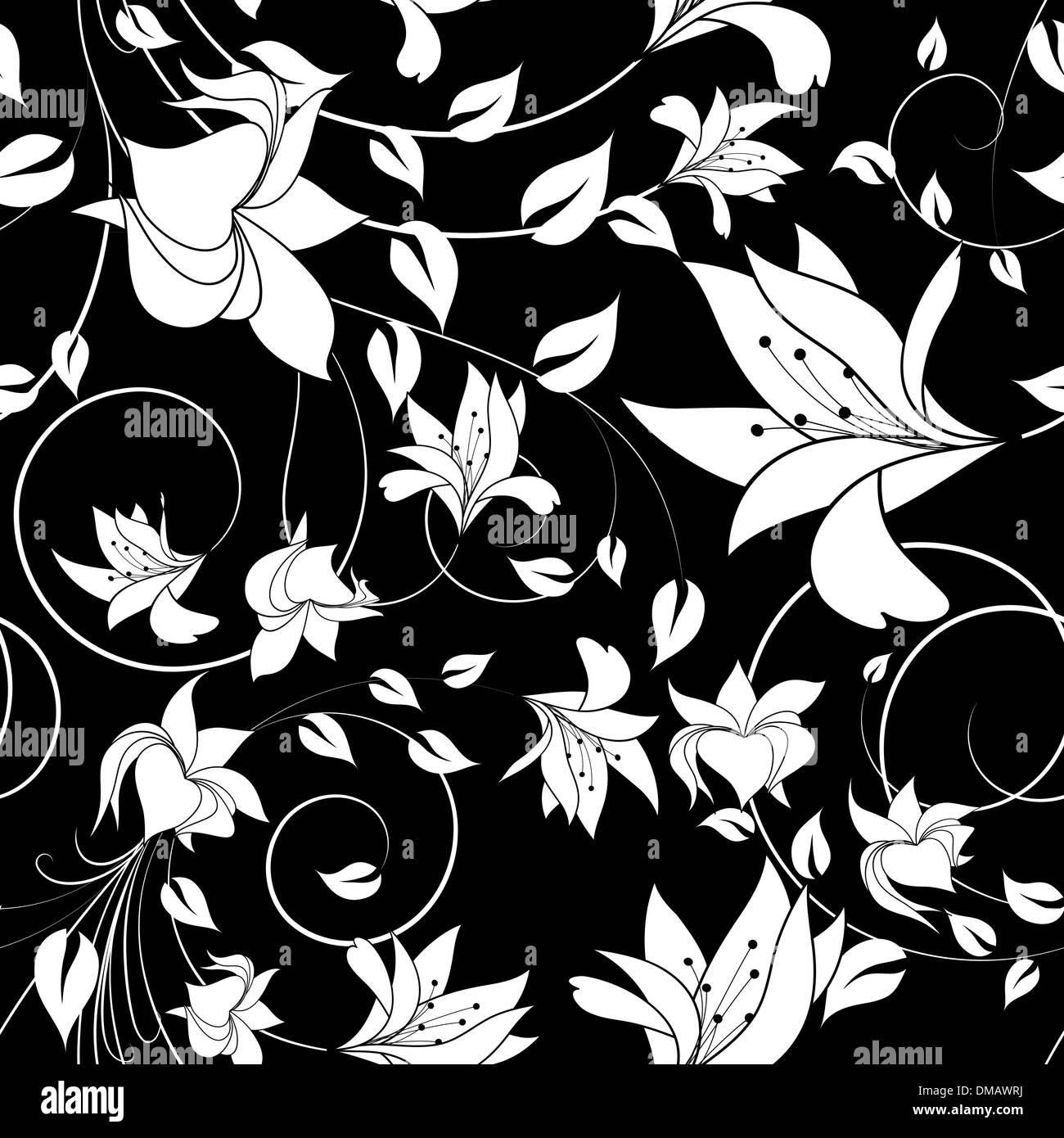 seamless floral background Stock Vector Image & Art - Alamy