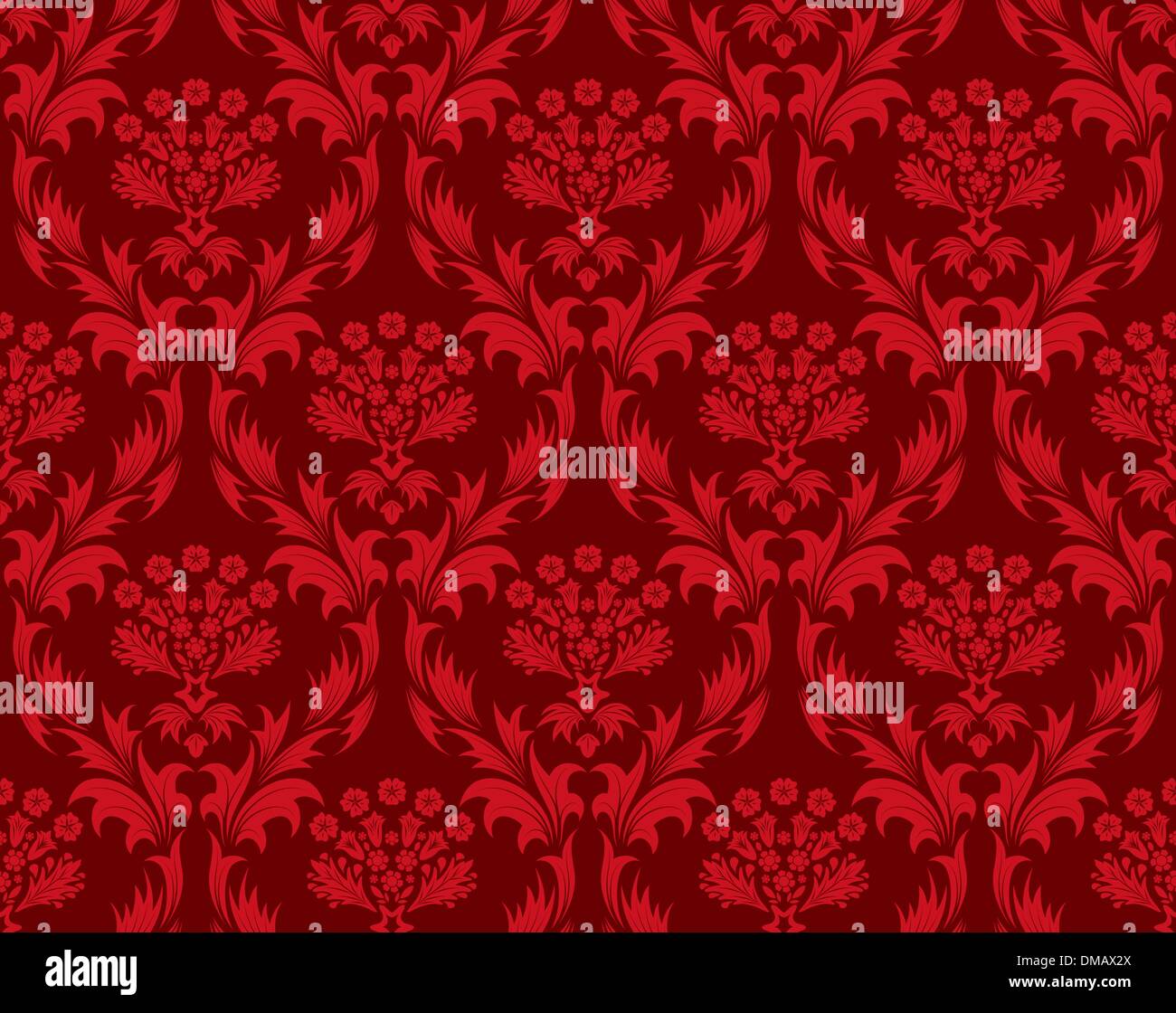 seamless damask pattern Stock Vector Image & Art - Alamy