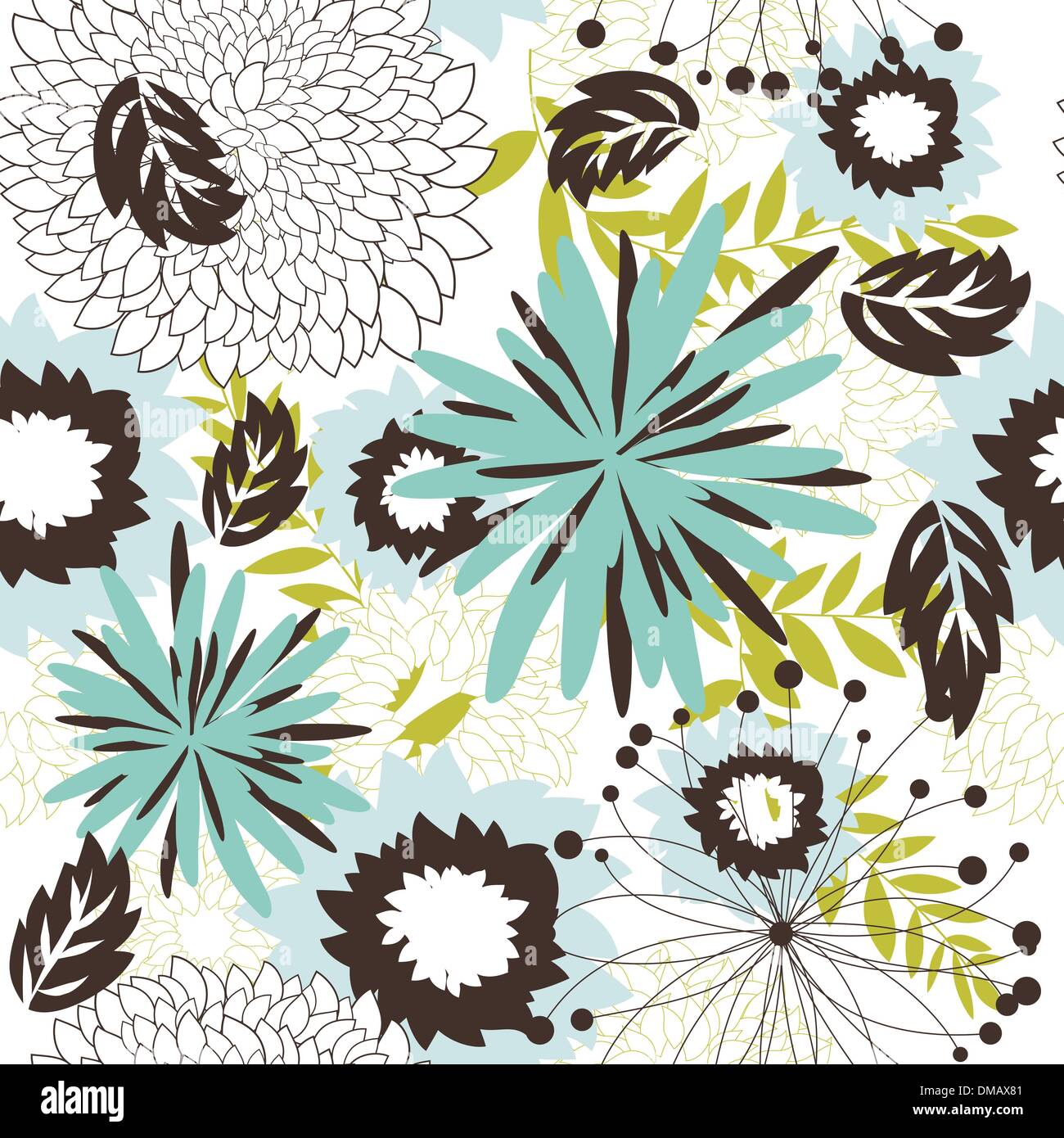 seamless floral background Stock Vector Image & Art - Alamy