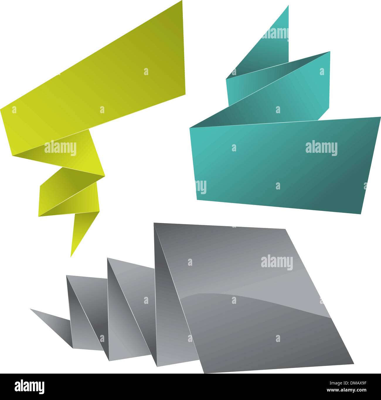 Abstract origami speech bubble vector background Stock Vector Image ...