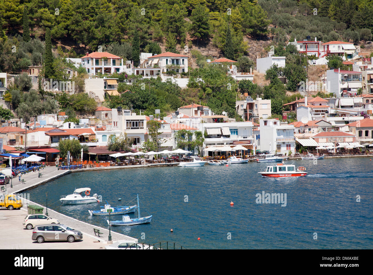 lagada village, island of chios, north east aegean sea, greece, europe