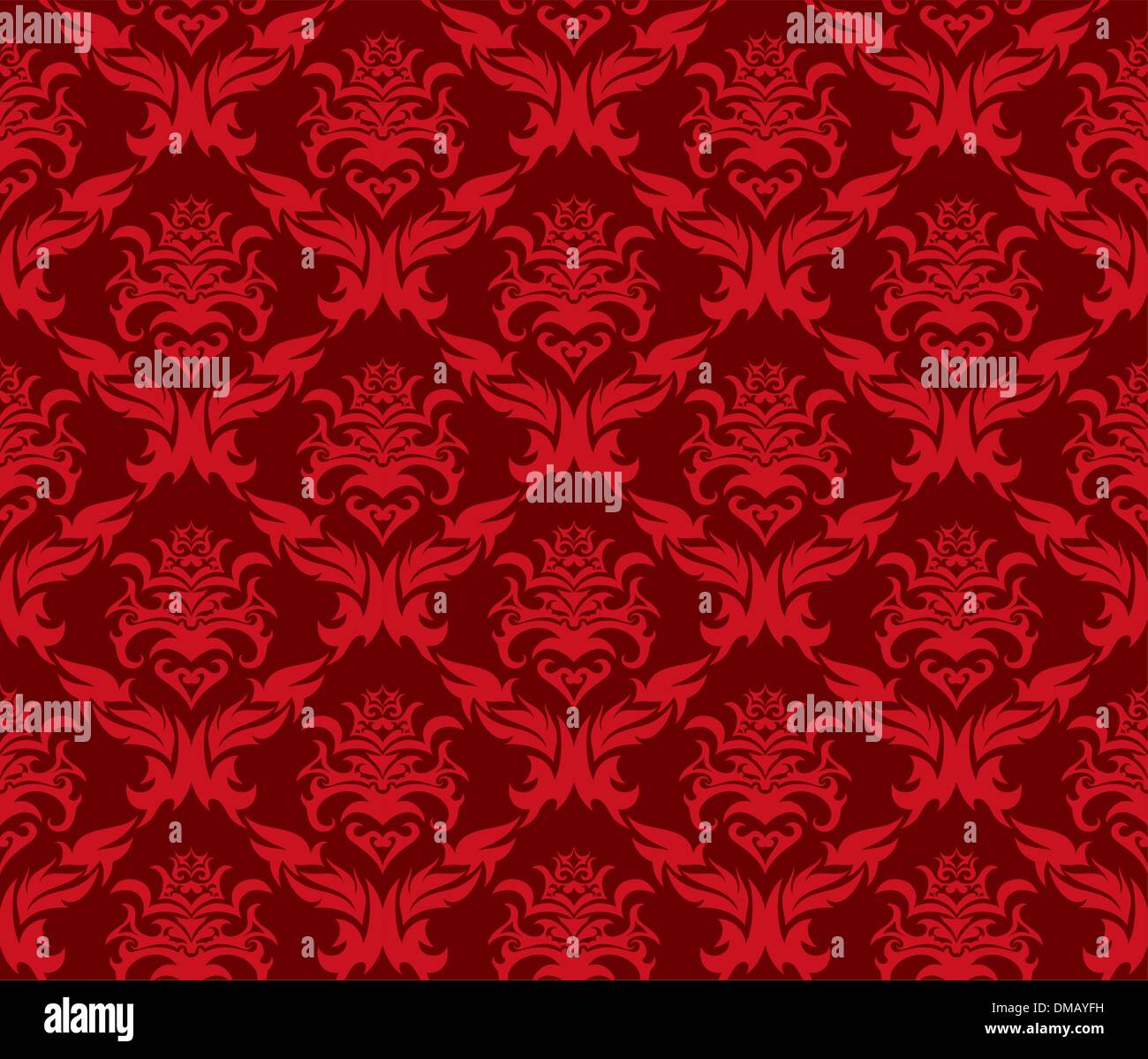 seamless damask pattern Stock Vector Image & Art - Alamy