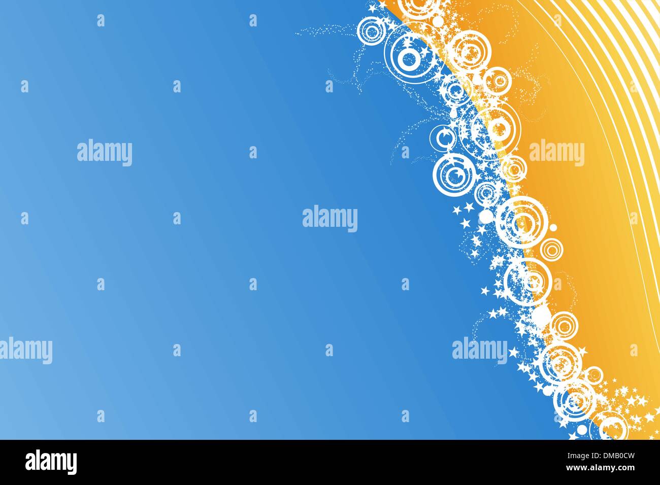 Blue celebration background with millions of stars Stock Vector