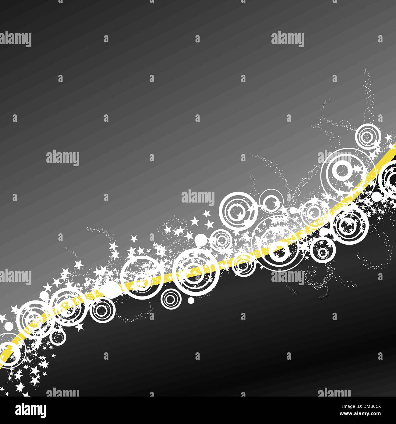 Black celebration background with millions of stars Stock Vector