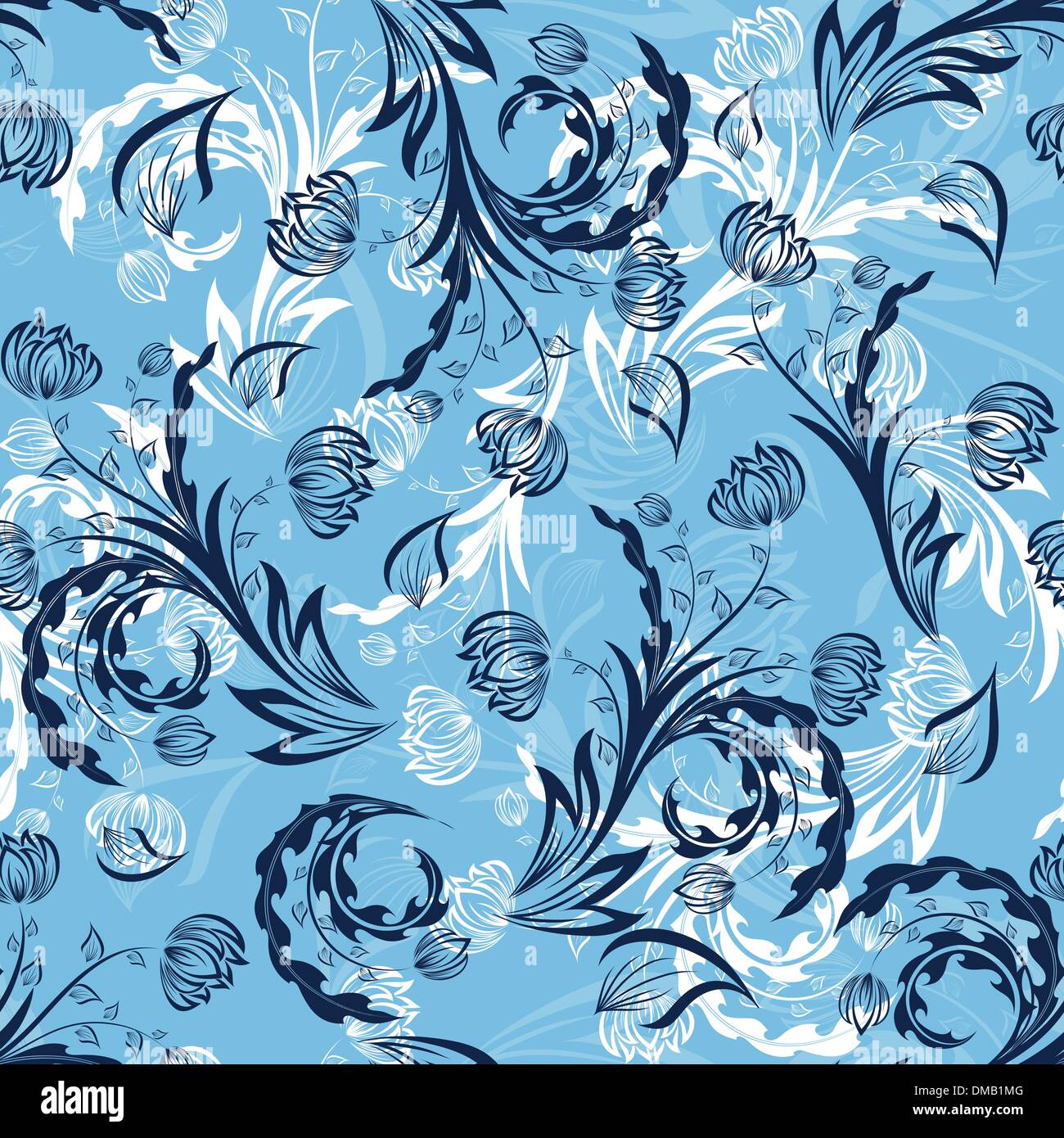 seamless floral background Stock Vector Image & Art - Alamy