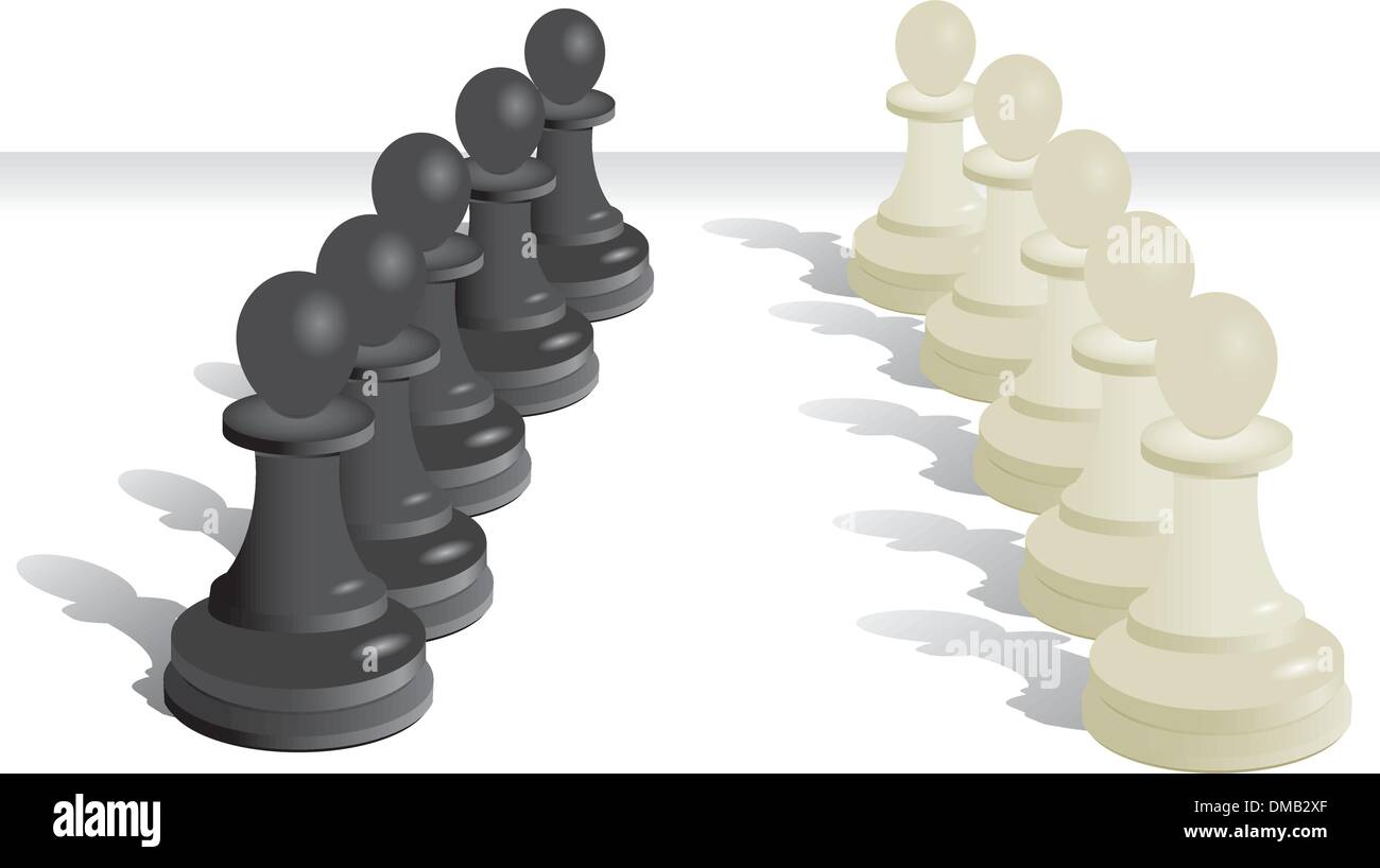 Chess pawn vector Stock Vector